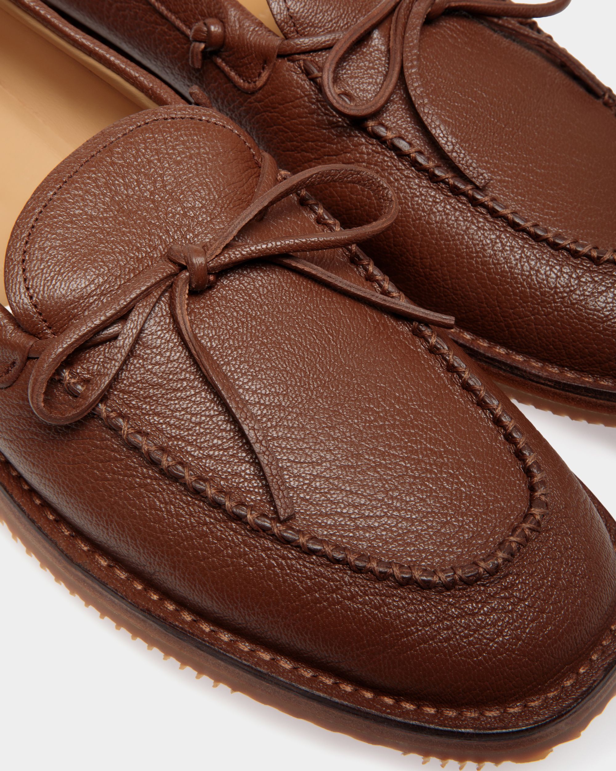 Bally Global - Florida Loafer In Brown Leather - Brown
