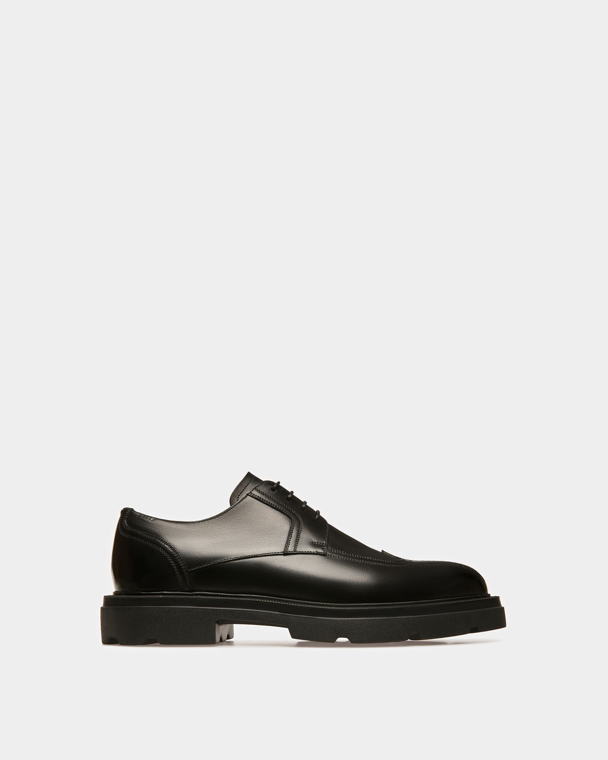 Bally Global - Zelik Leather Derby Shoes In Black - Black