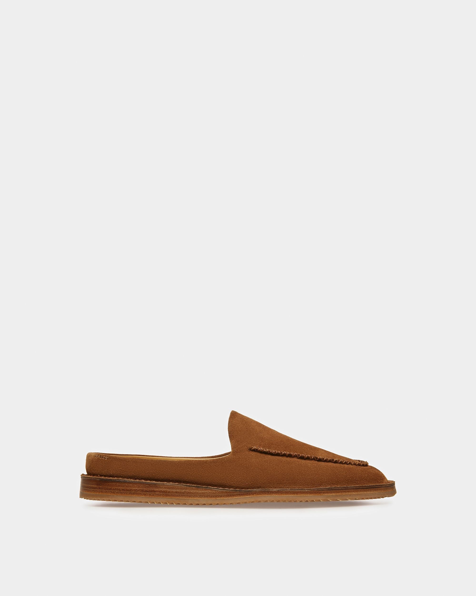 Bally Global - Fosko Pantuflas De Piel En Marrón - Marrón