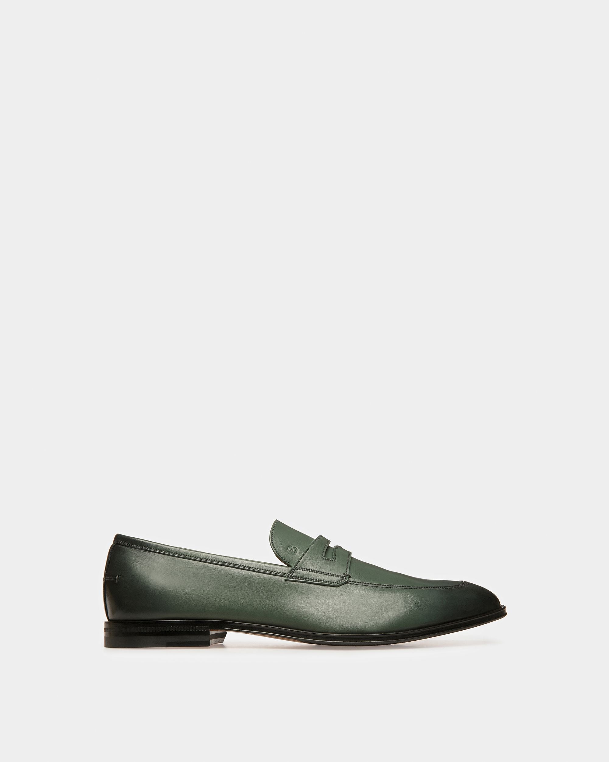 Bally Global - Webb Leather Loafers In Sage - Green