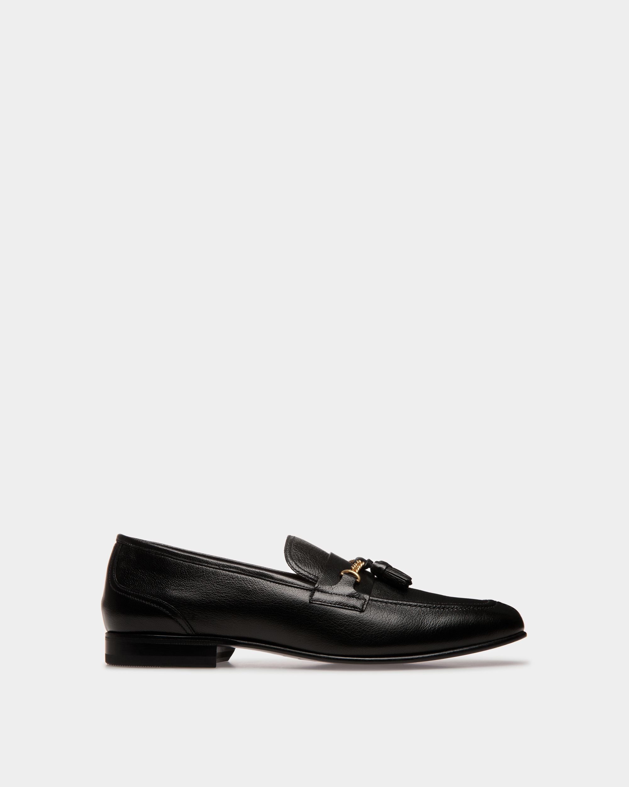 Bally Global - Suisse Loafers In Black Leather - Negro