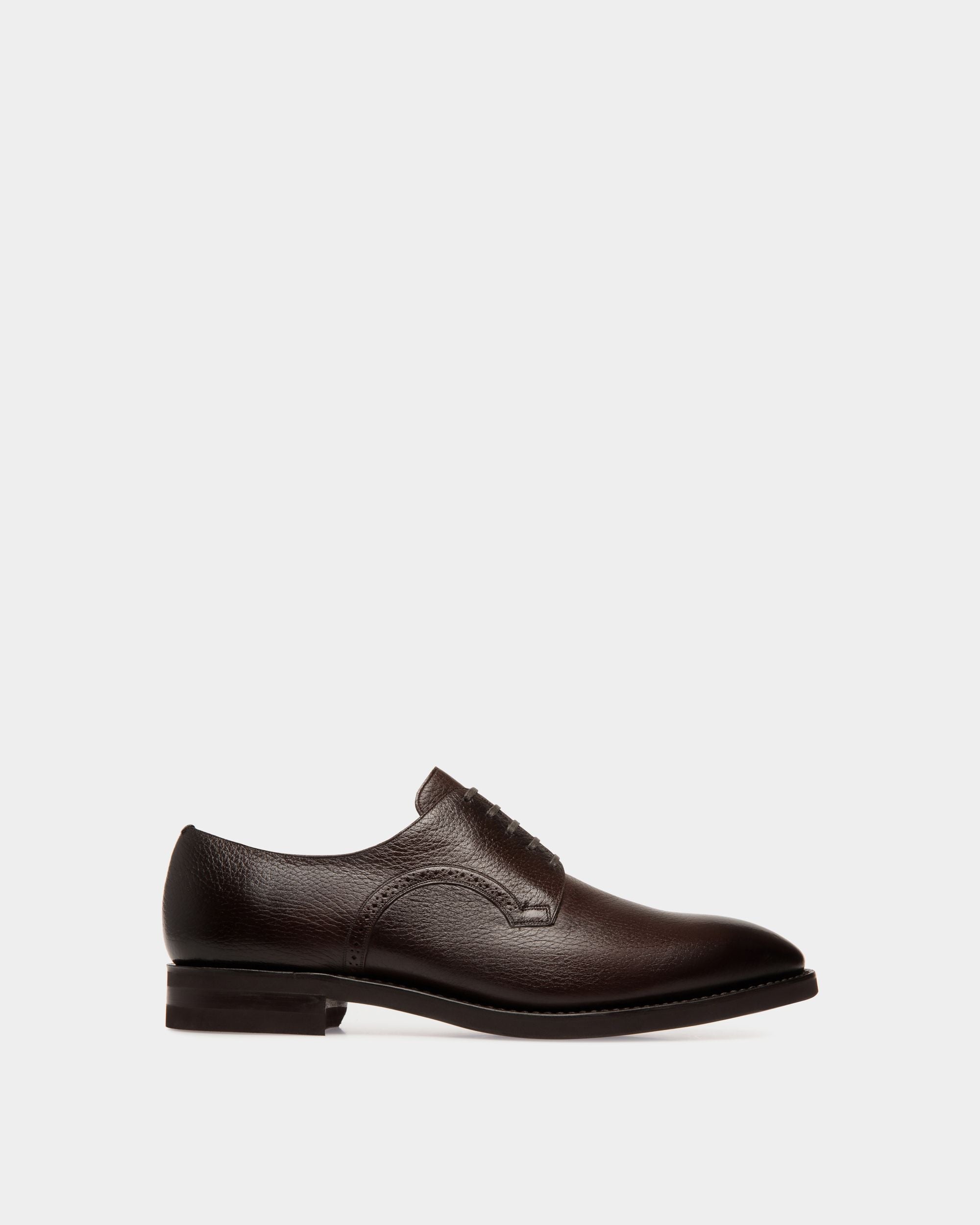 Bally Global - Scribe Derby in Brown Deer Leather - Brown