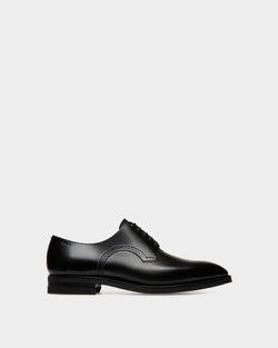 Scribe Derby in Black Leather