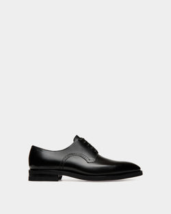 Scribe Derby in Black Leather