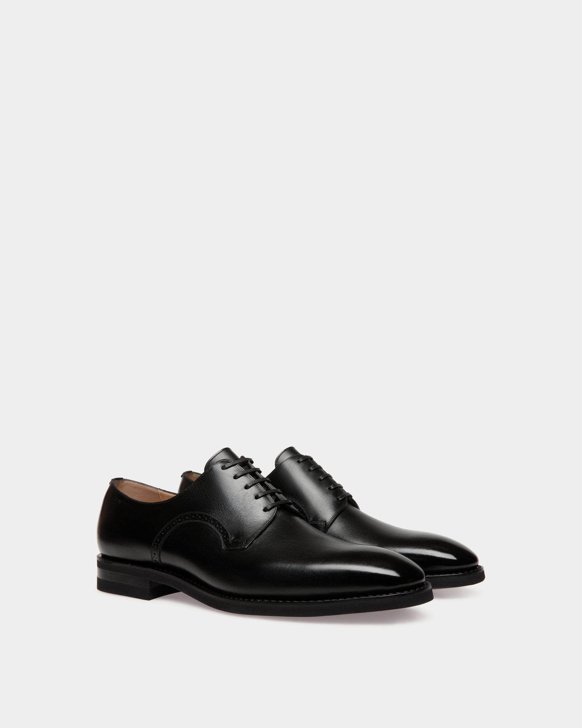 Bally Global - Scribe Derby in Black Leather - Black