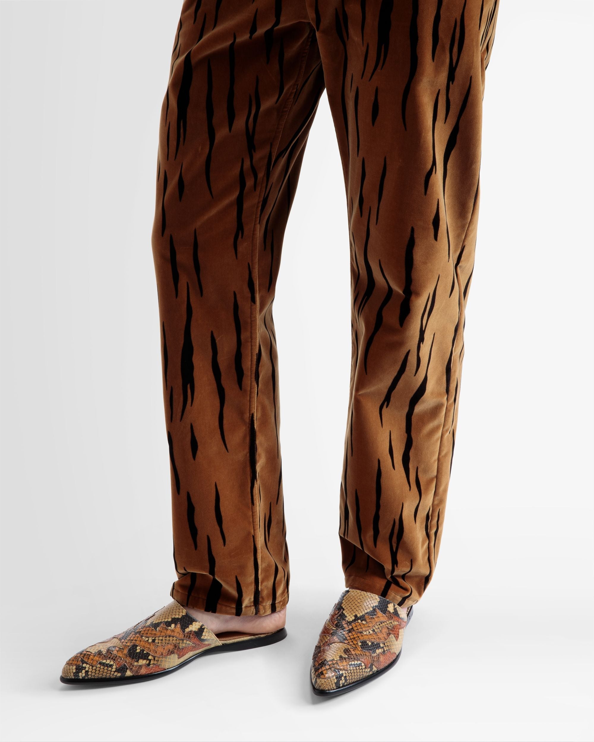 Bally Global - Gaiman Loafers In Python Print - Brown
