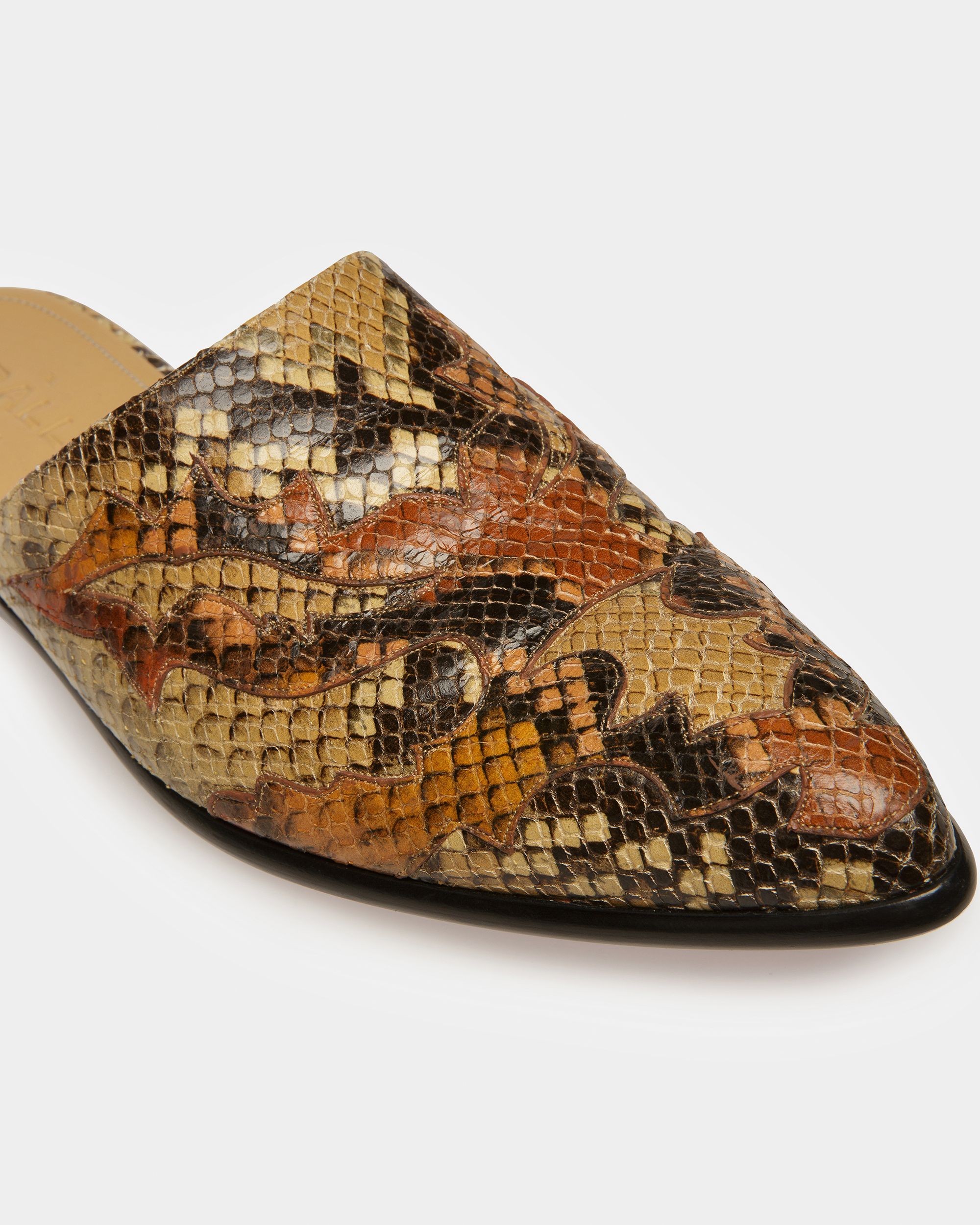Bally Global - Gaiman Loafers In Python Print - Brown