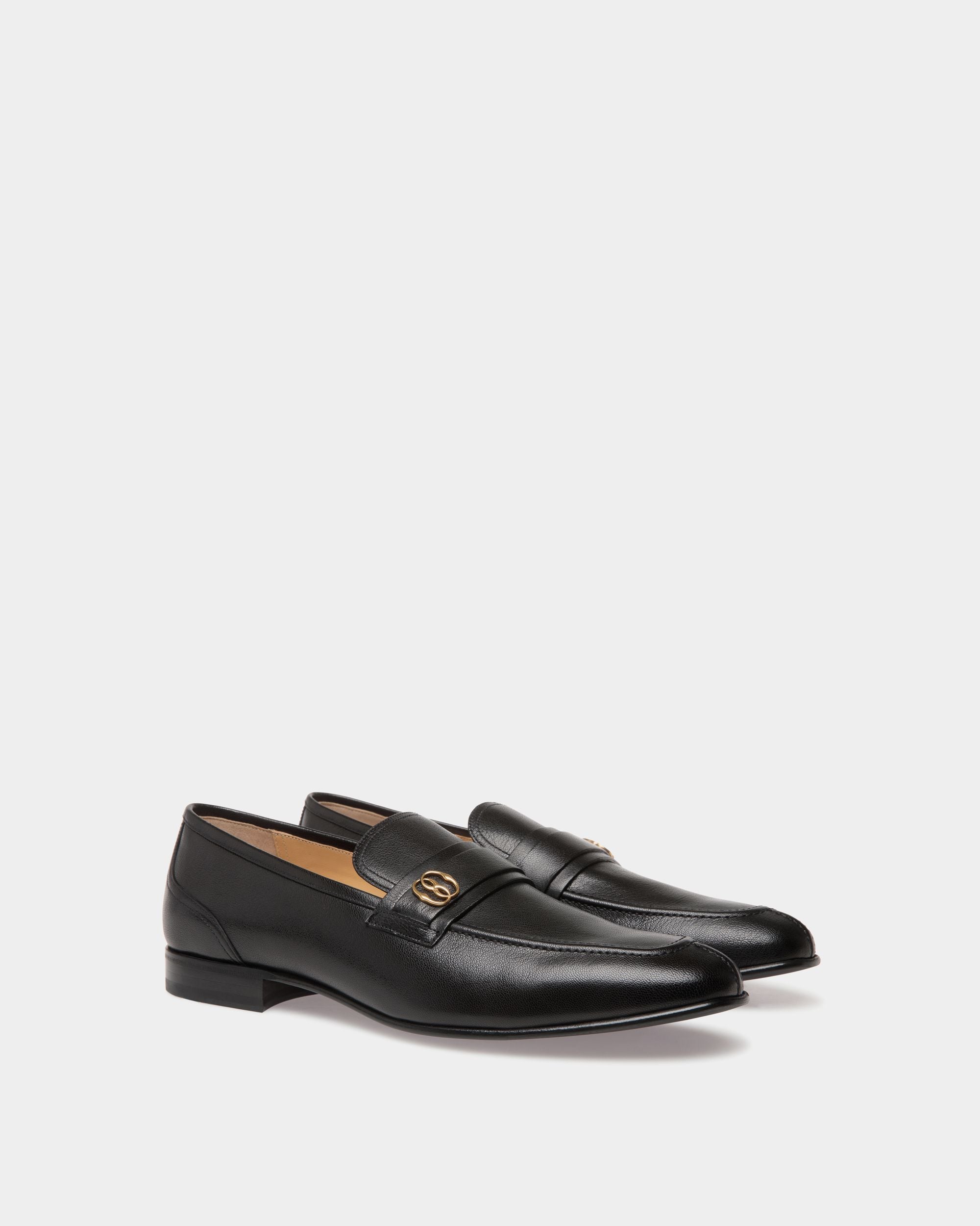 Bally Global - Suisse Loafer In Black Leather - Black