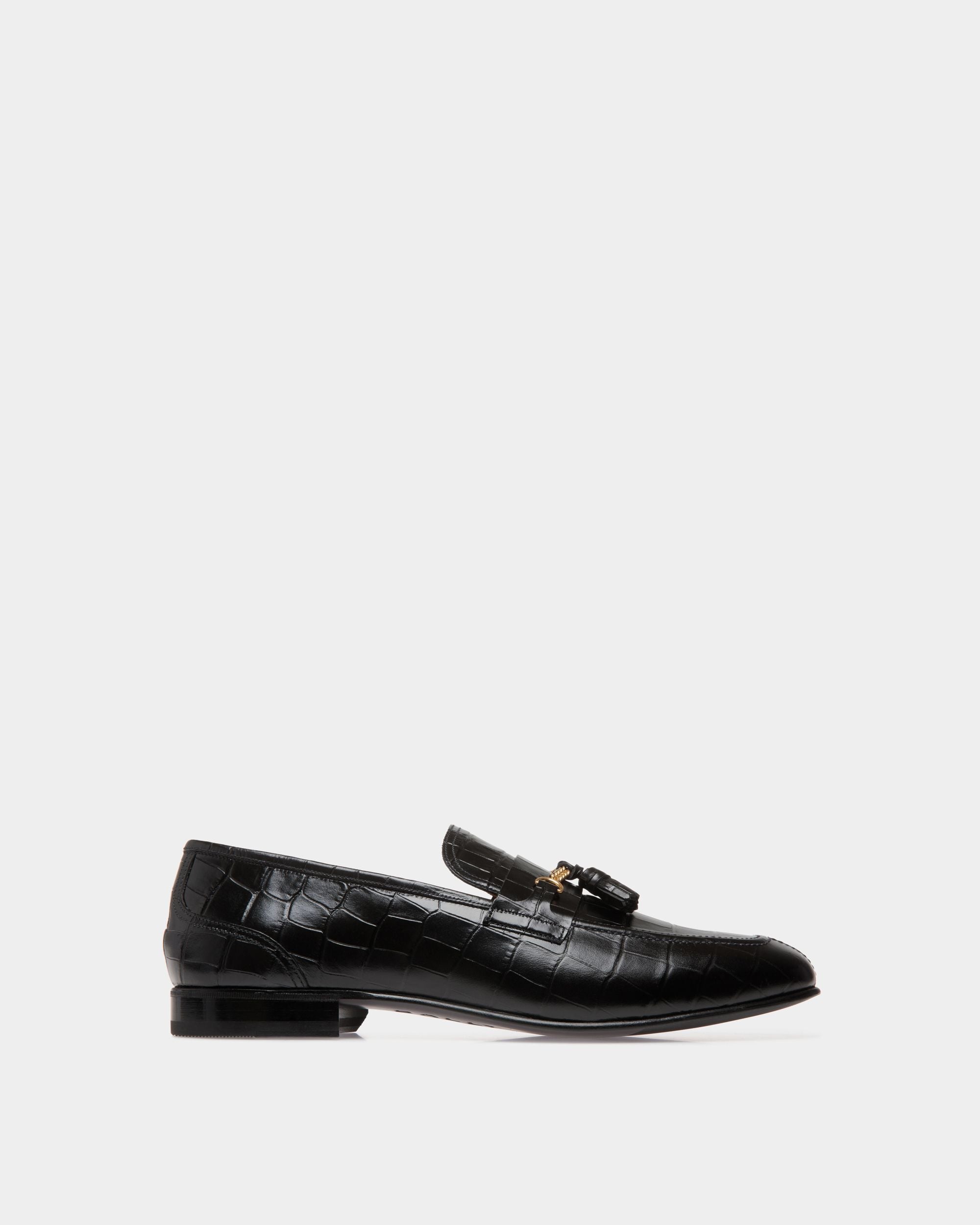 Bally Global - Suisse Loafer In Black Leather - Black