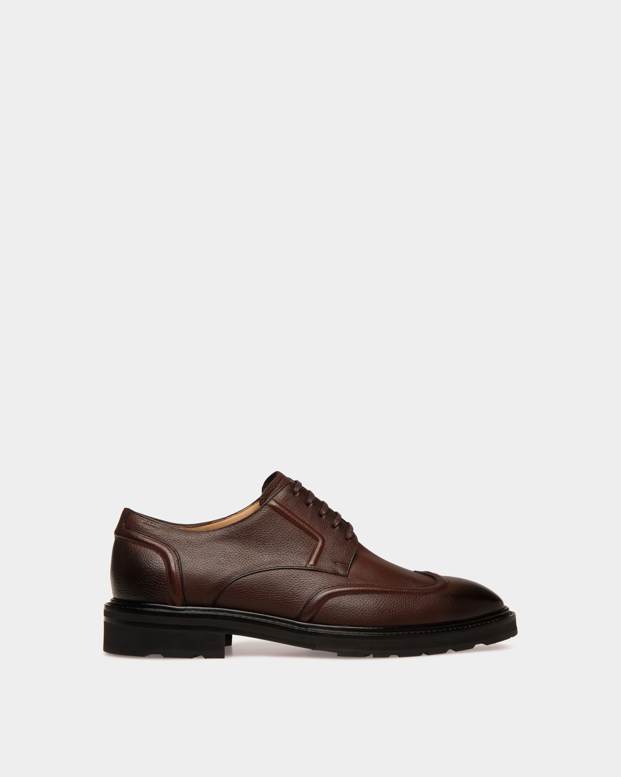 Bally Global - Meyrin Derby in Brown Leather - Brown
