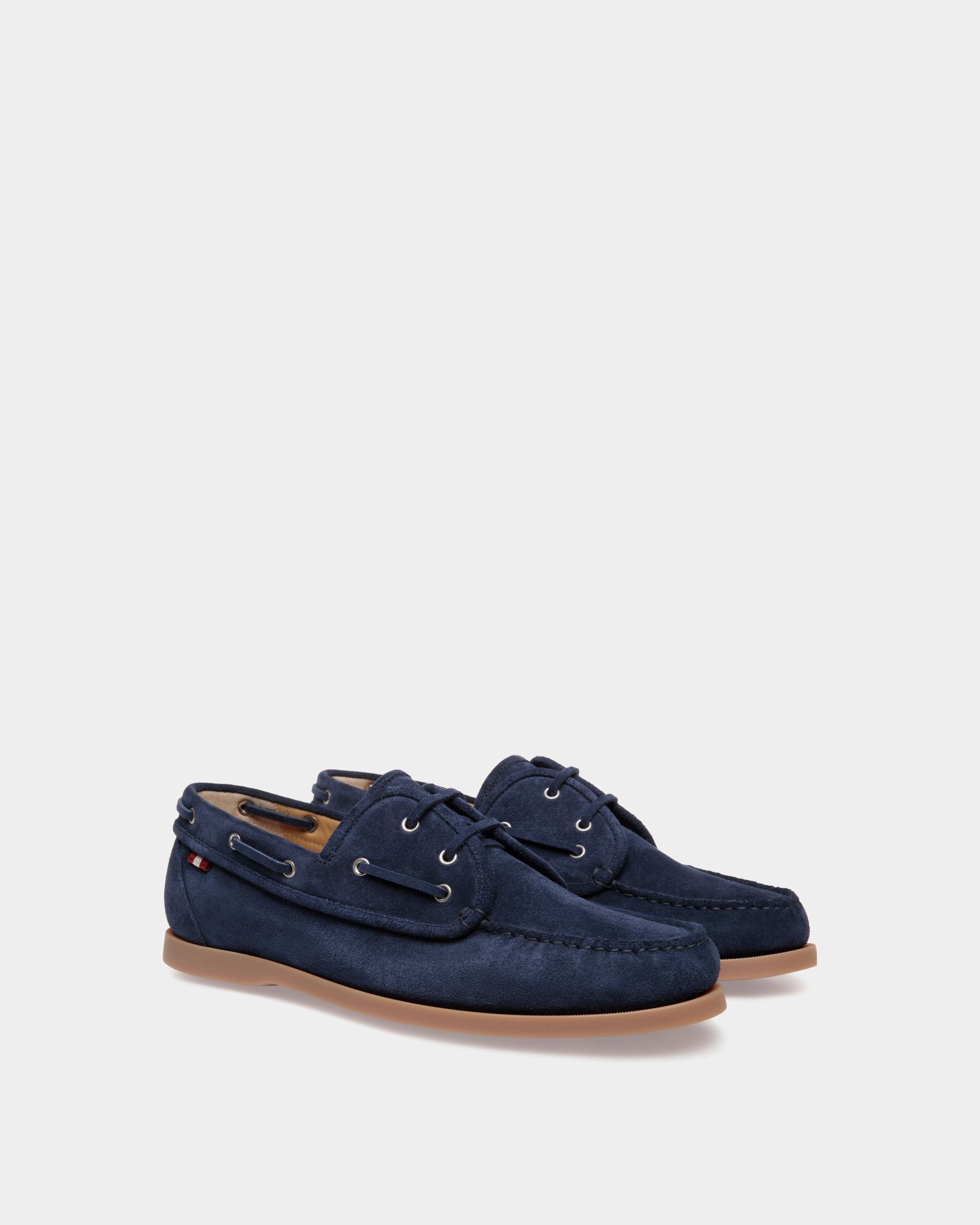 Bally Global - Nelson Moccassins In Blue Leather - Blue