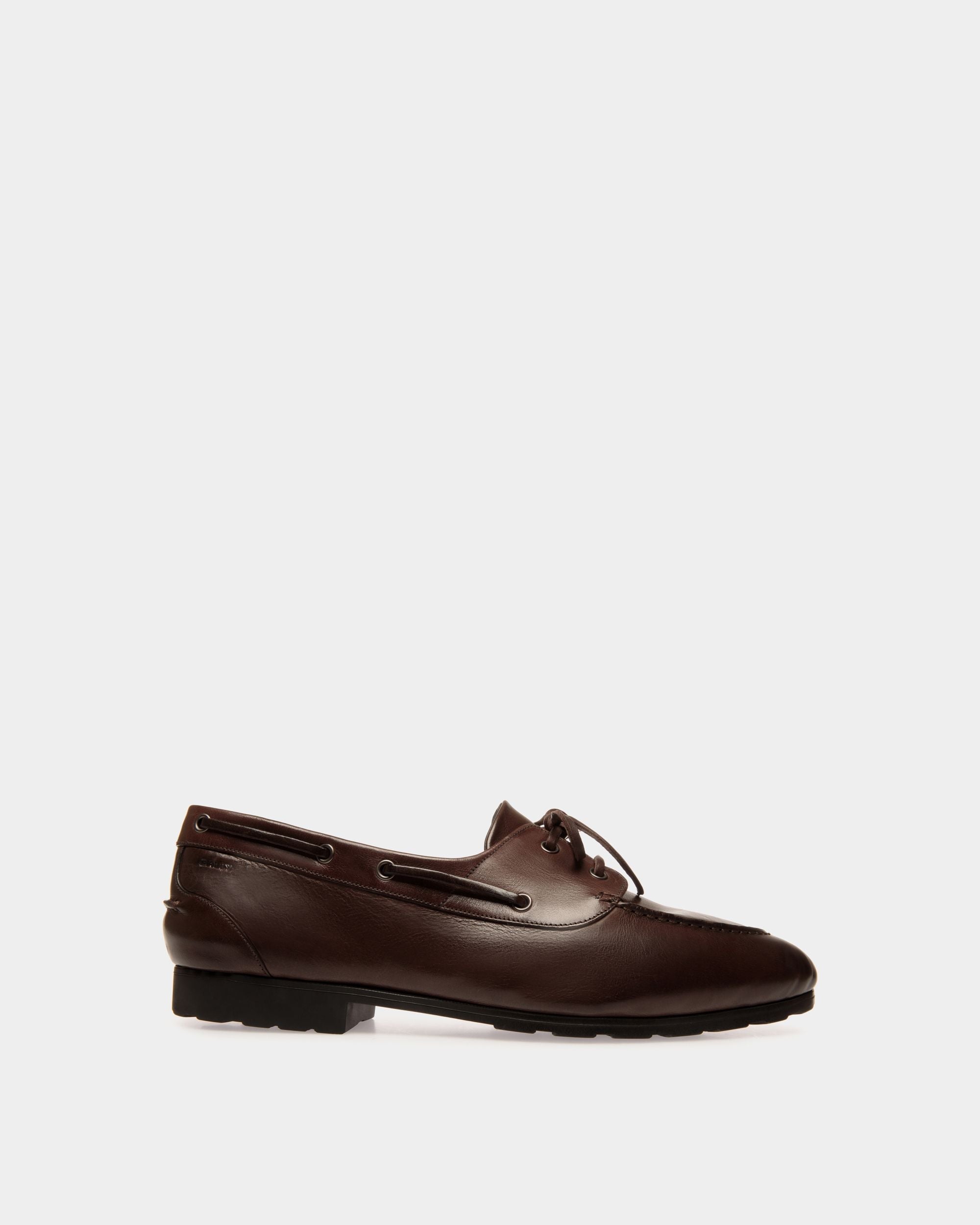 Bally Global - Plume Loafer In Ebano Leather - Brown