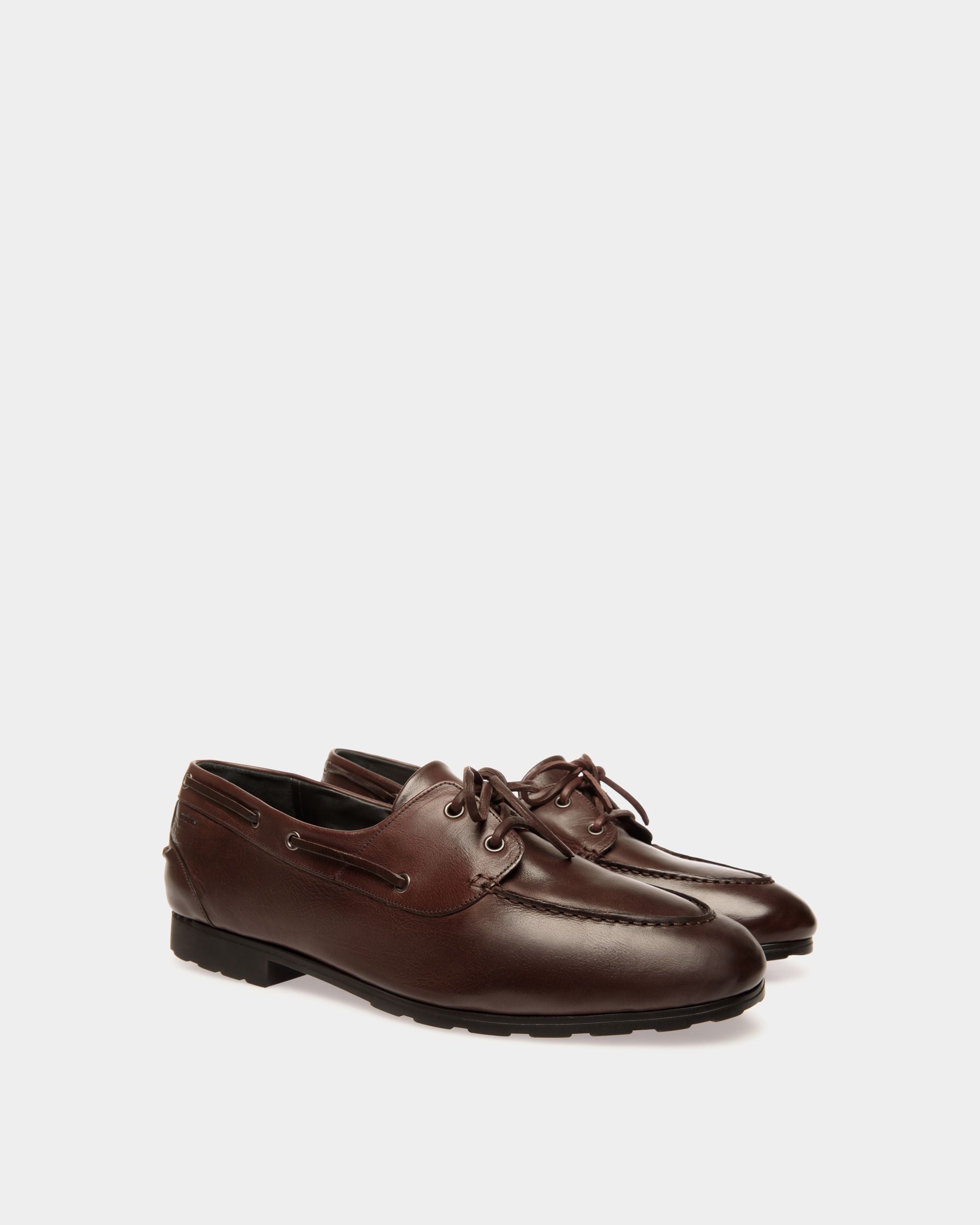 Bally Global - Plume Loafer In Ebano Leather - Brown