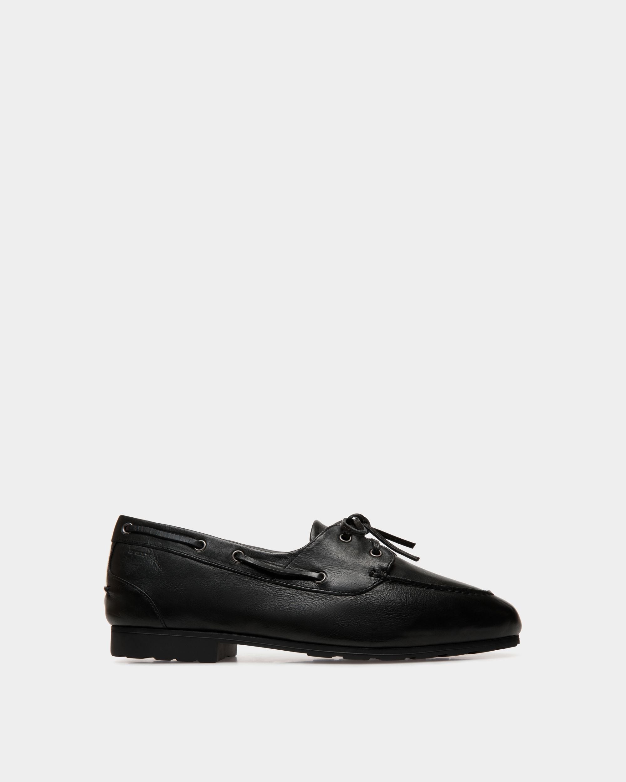 Bally Global - Plume Loafer In Black Leather - Black