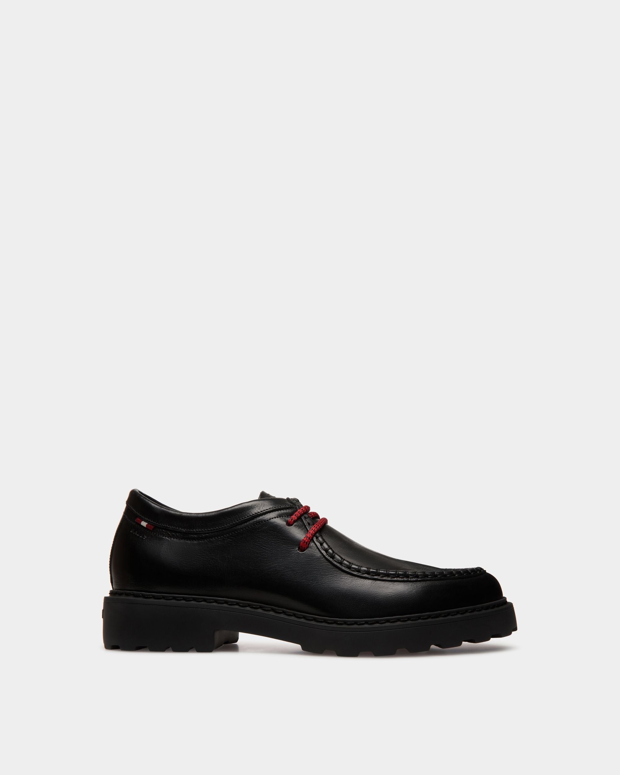 Bally Global - Gusto Derby in Black Leather - Black