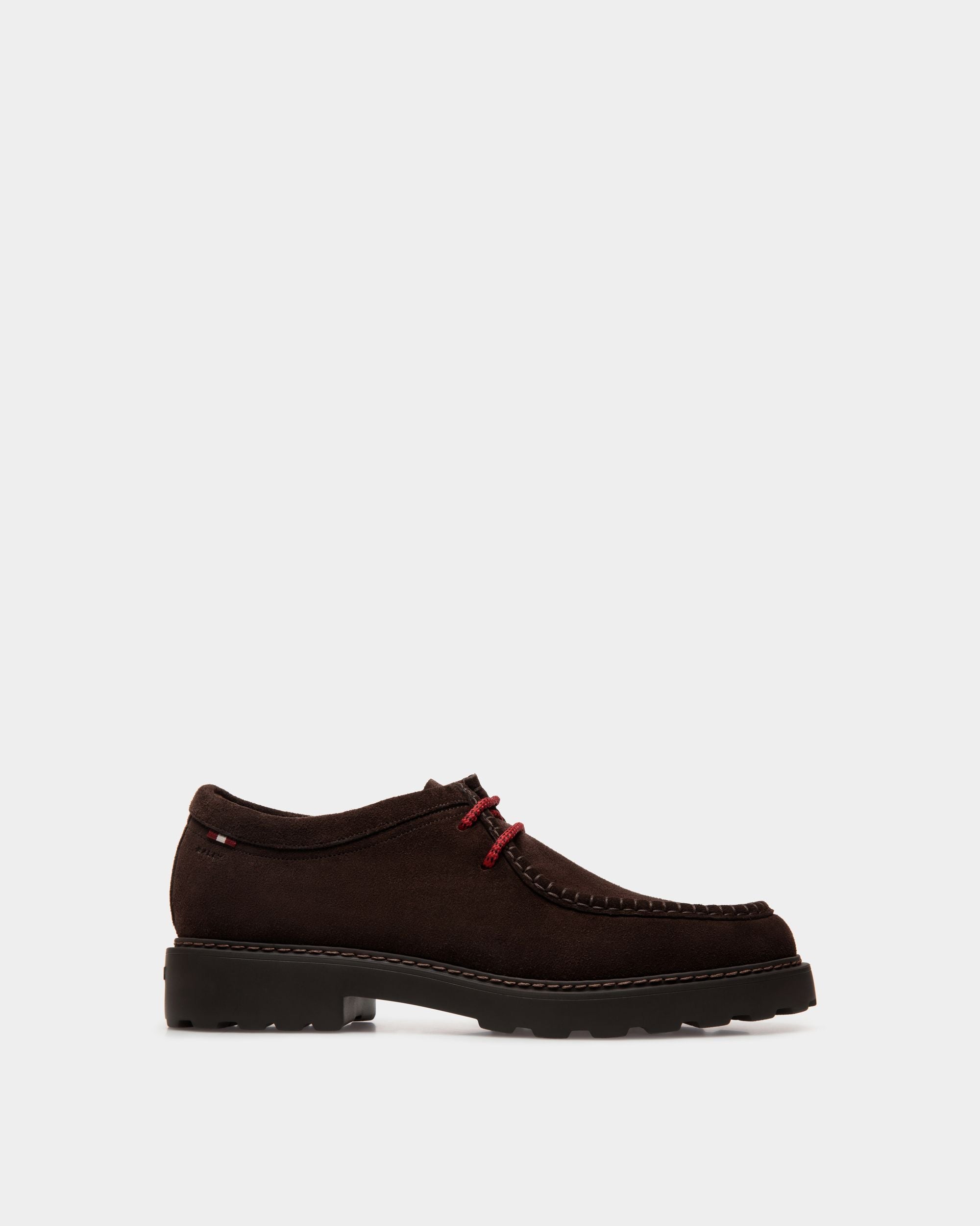 Bally Global - Gusto Derby in Ebano Suede - Brown