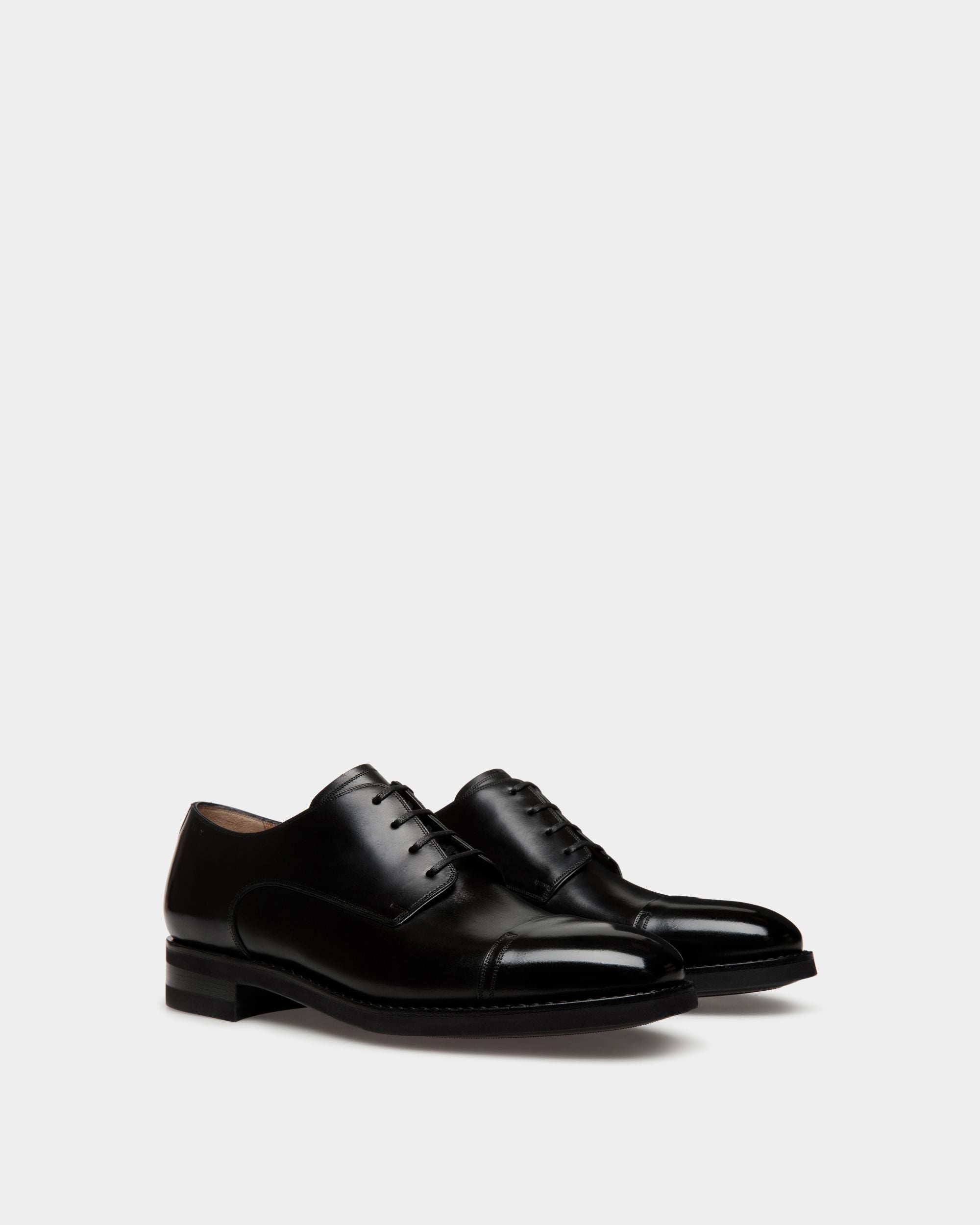 Bally Global - Scribe Un Derby In Black Leather - Black