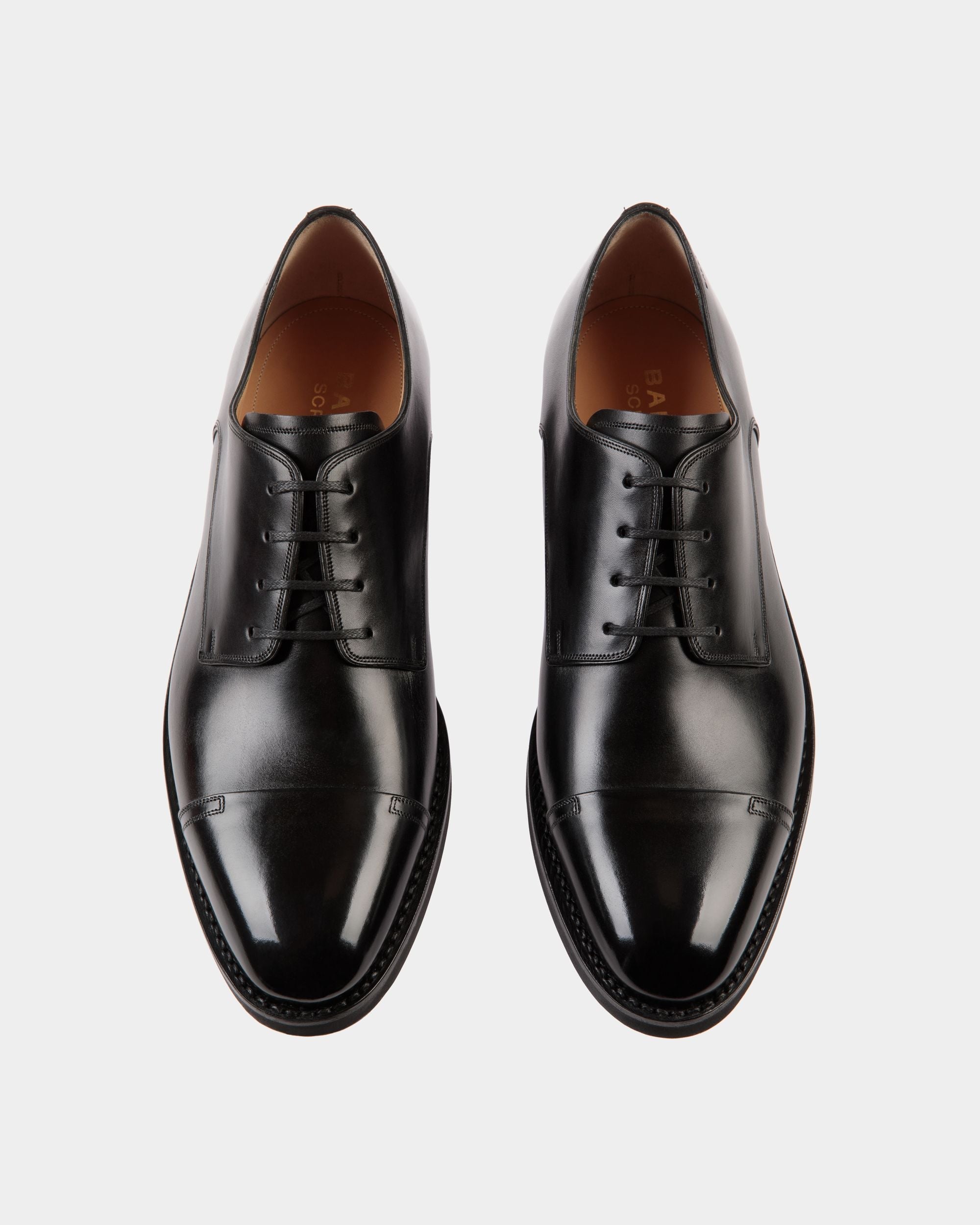Bally Global - Scribe Un Derby In Black Leather - Black