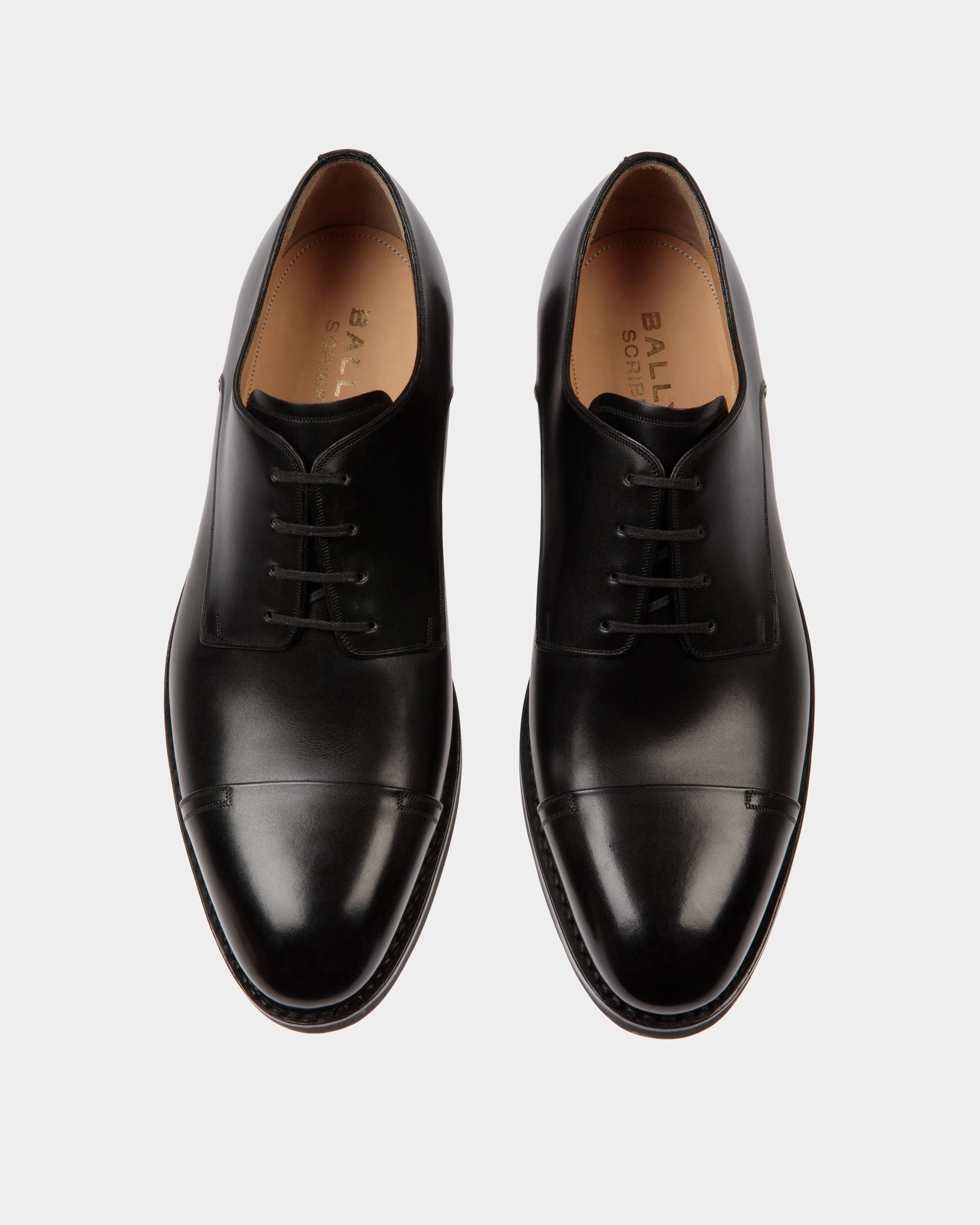 Bally Global - Scribe Un Derby In Black Leather - Black