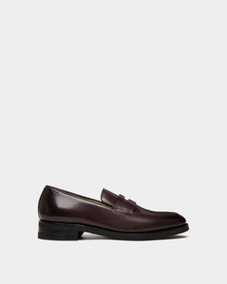 Scribe Un Loafer in Deep Burgundy Leather
