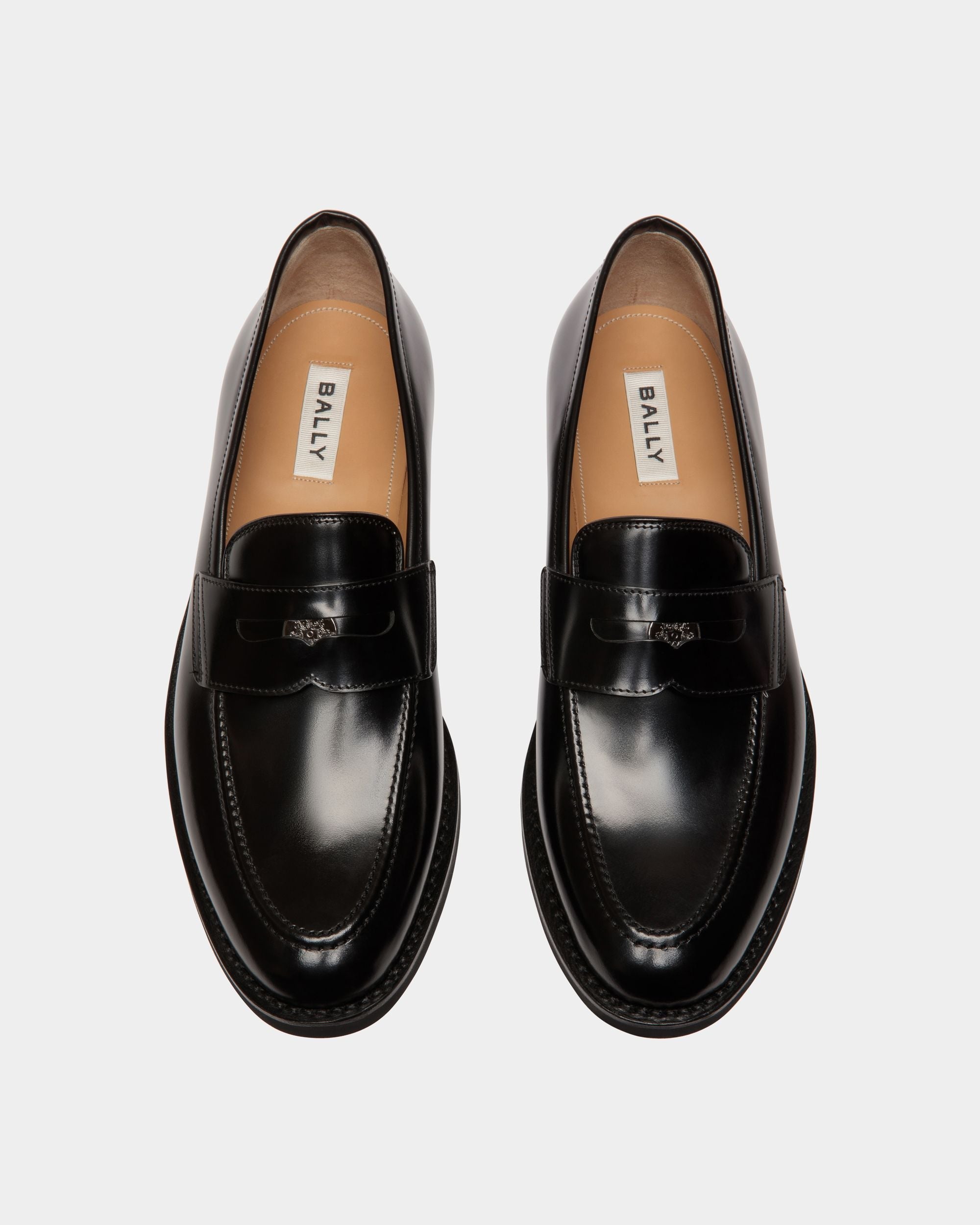 Bally Global - Mocasín Schoenen De Piel Negra - Negro