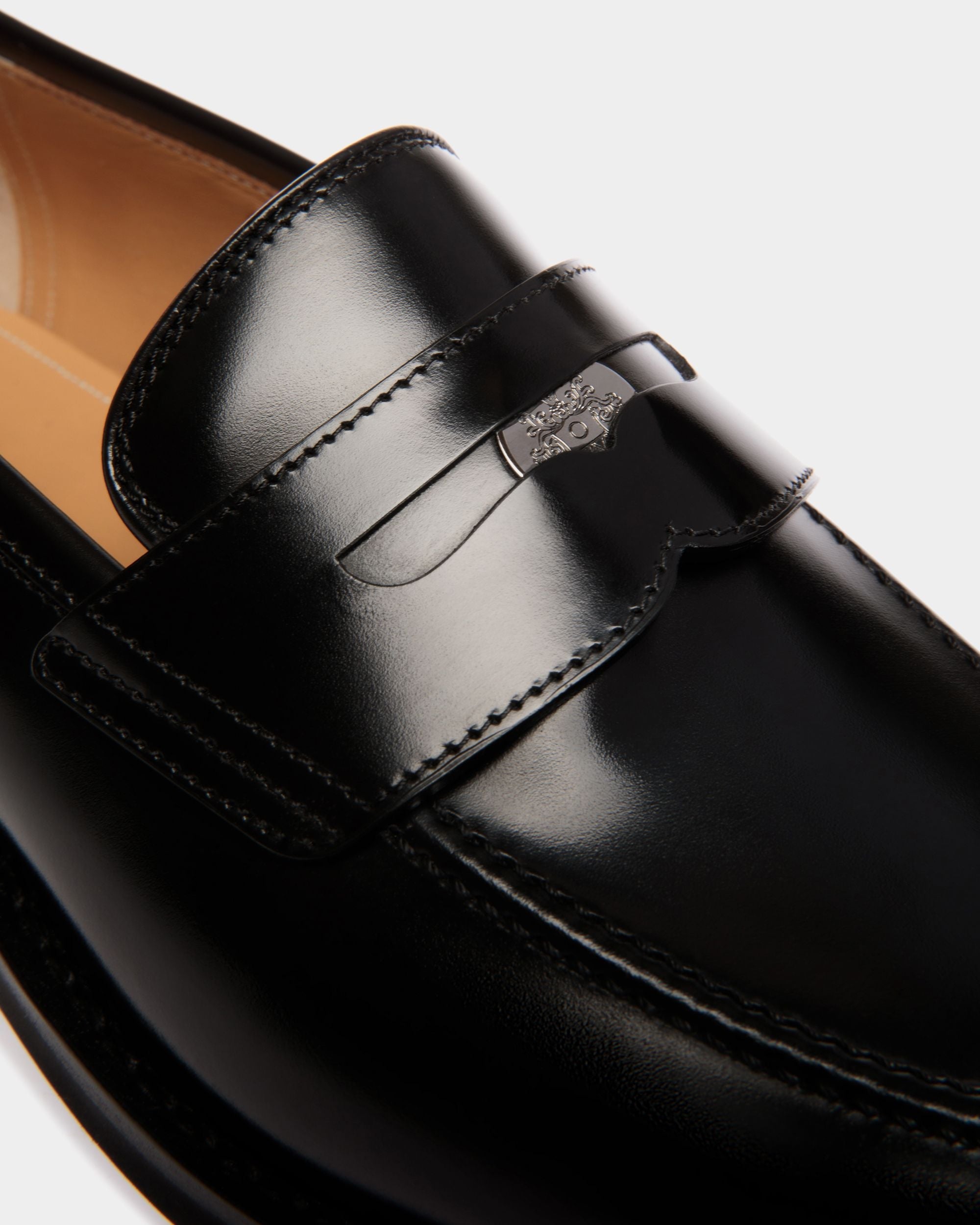 Bally Global - Mocasín Schoenen De Piel Negra - Negro