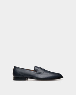 Westminster Loafer in Navy Blue Deer Leather