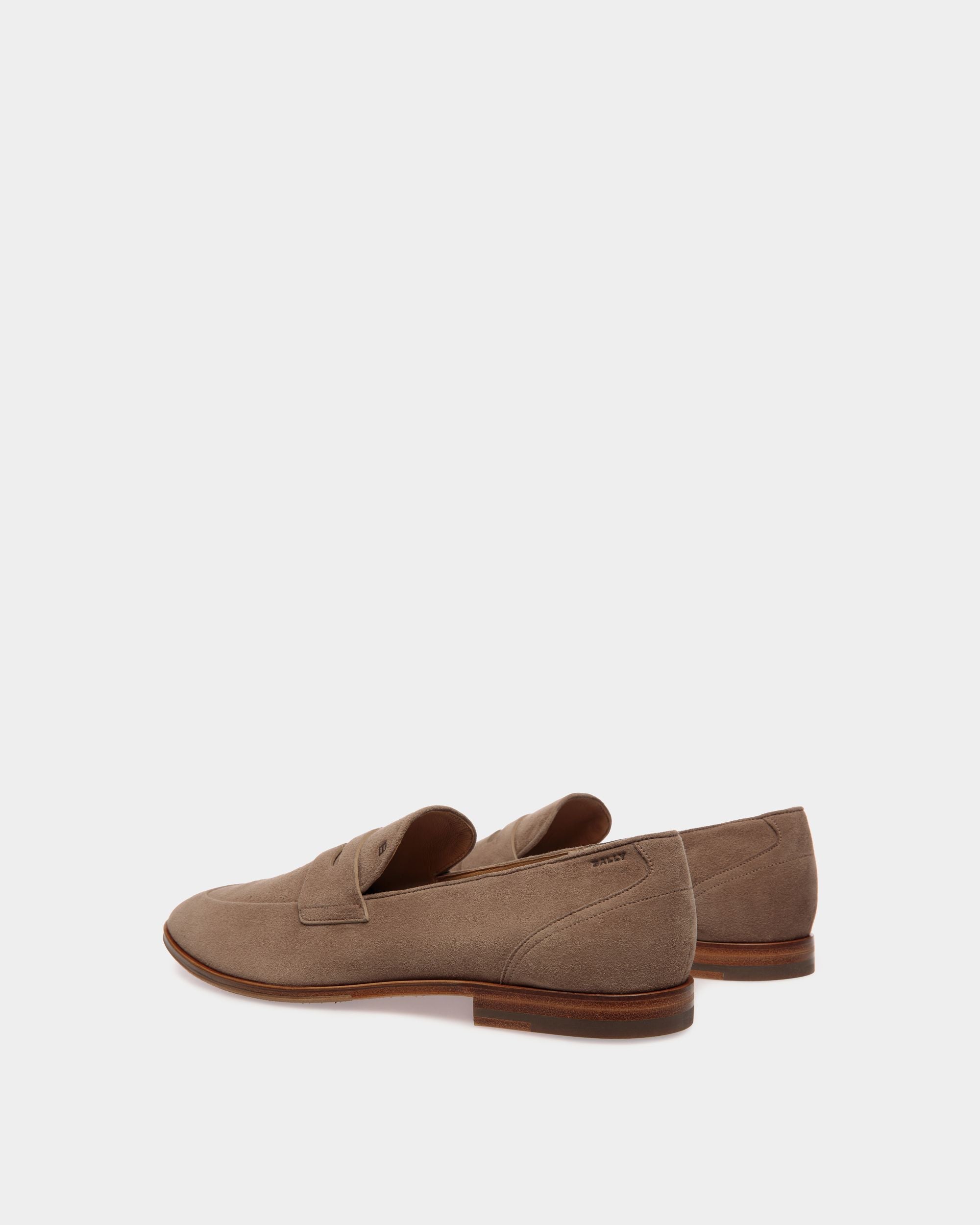 Bally Global - Westminster Loafer In Taupe Suede Leather - Brown