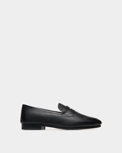 Mocasín Plume De Piel Negra