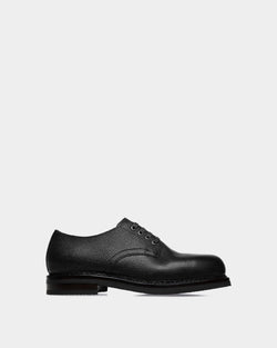 Norwelt Derby In Black Grained Leather