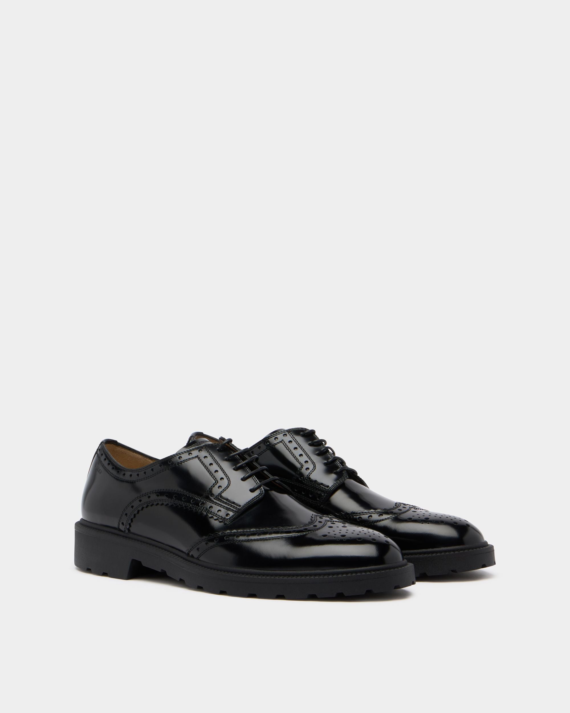Bally Global - Eduard Derby in Black Leather - Black