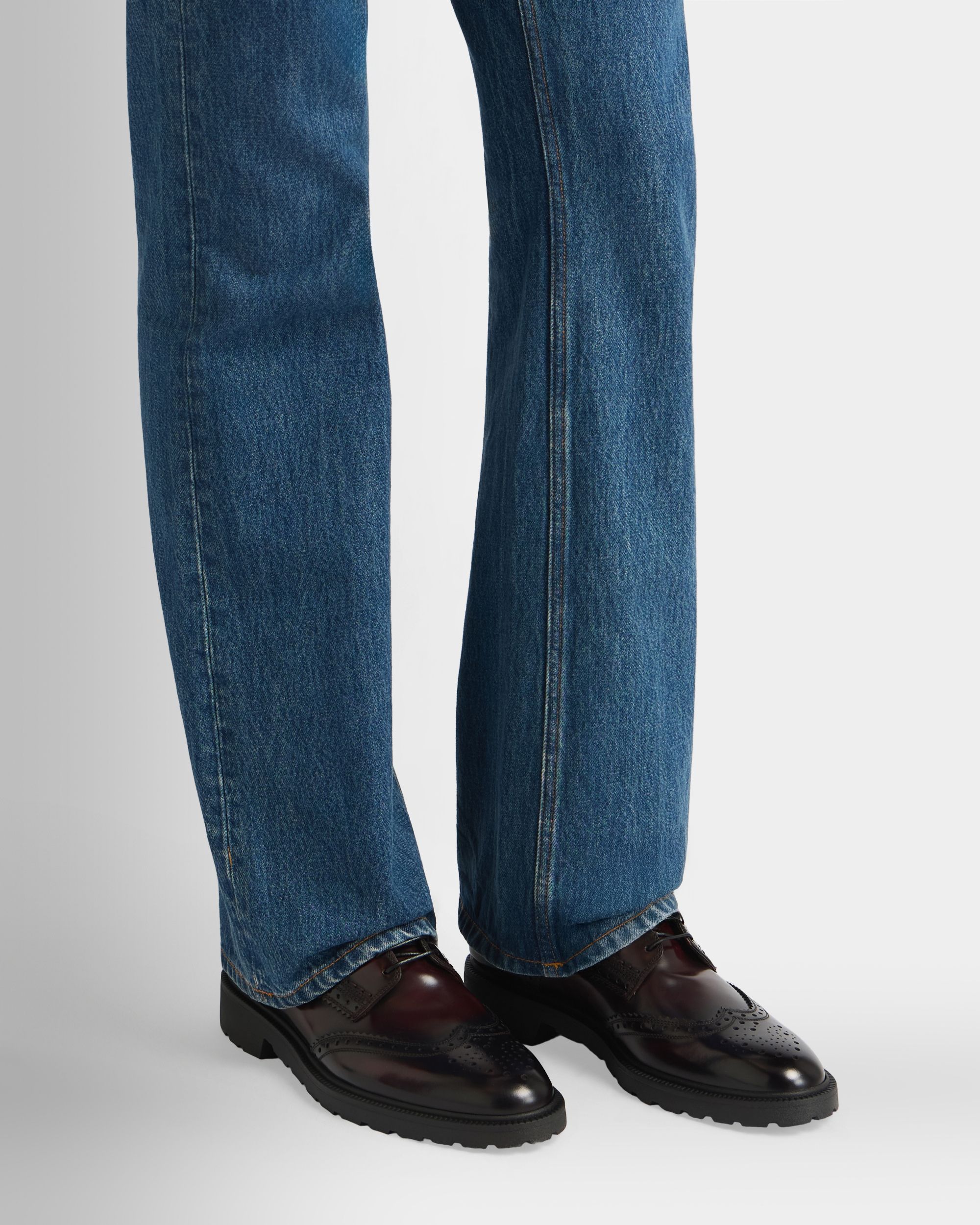 Bally Global - Eduard Derby in Andorra Leather - Burgundy