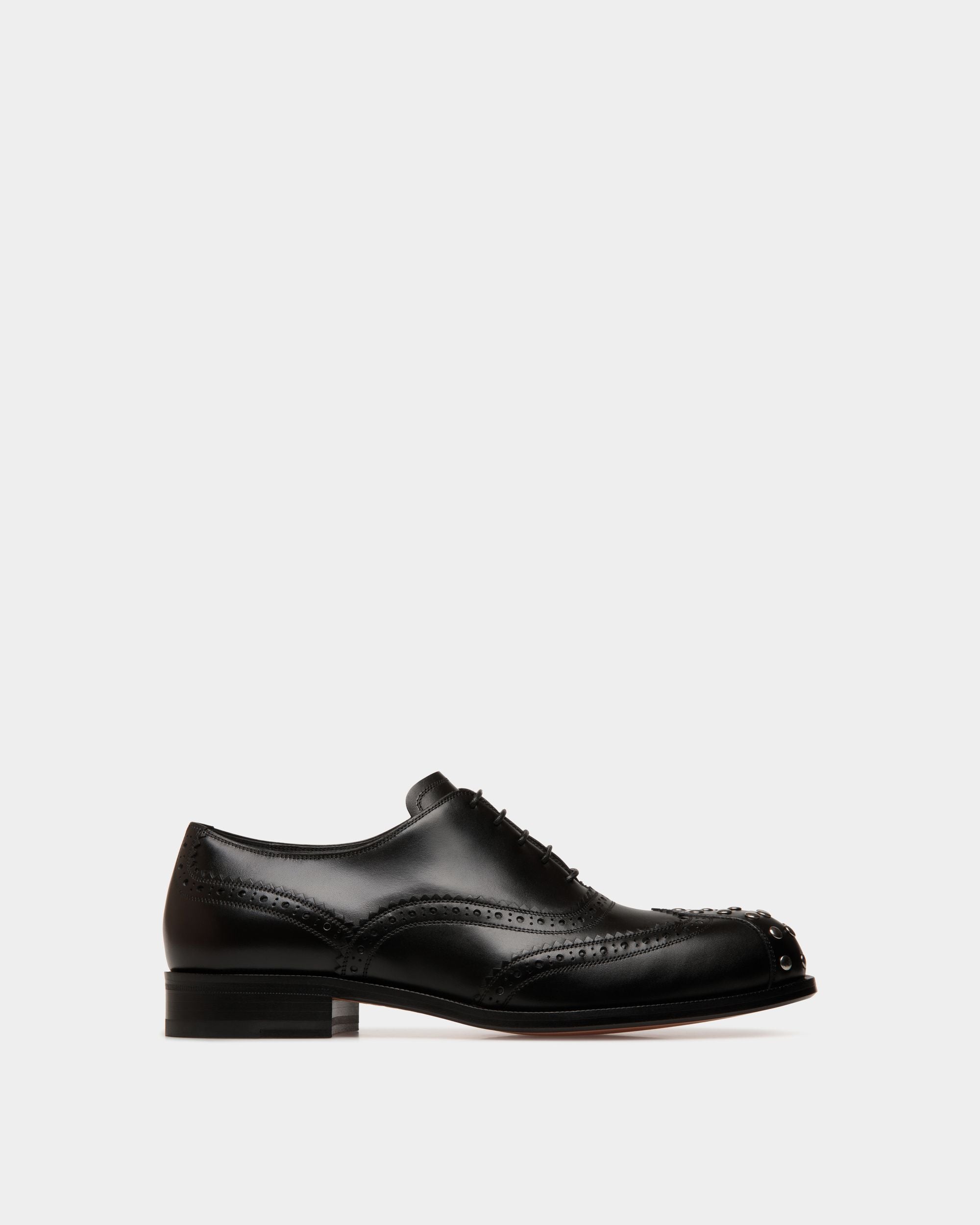Bally Global - Spiegel Oxford in Black Leather - Black