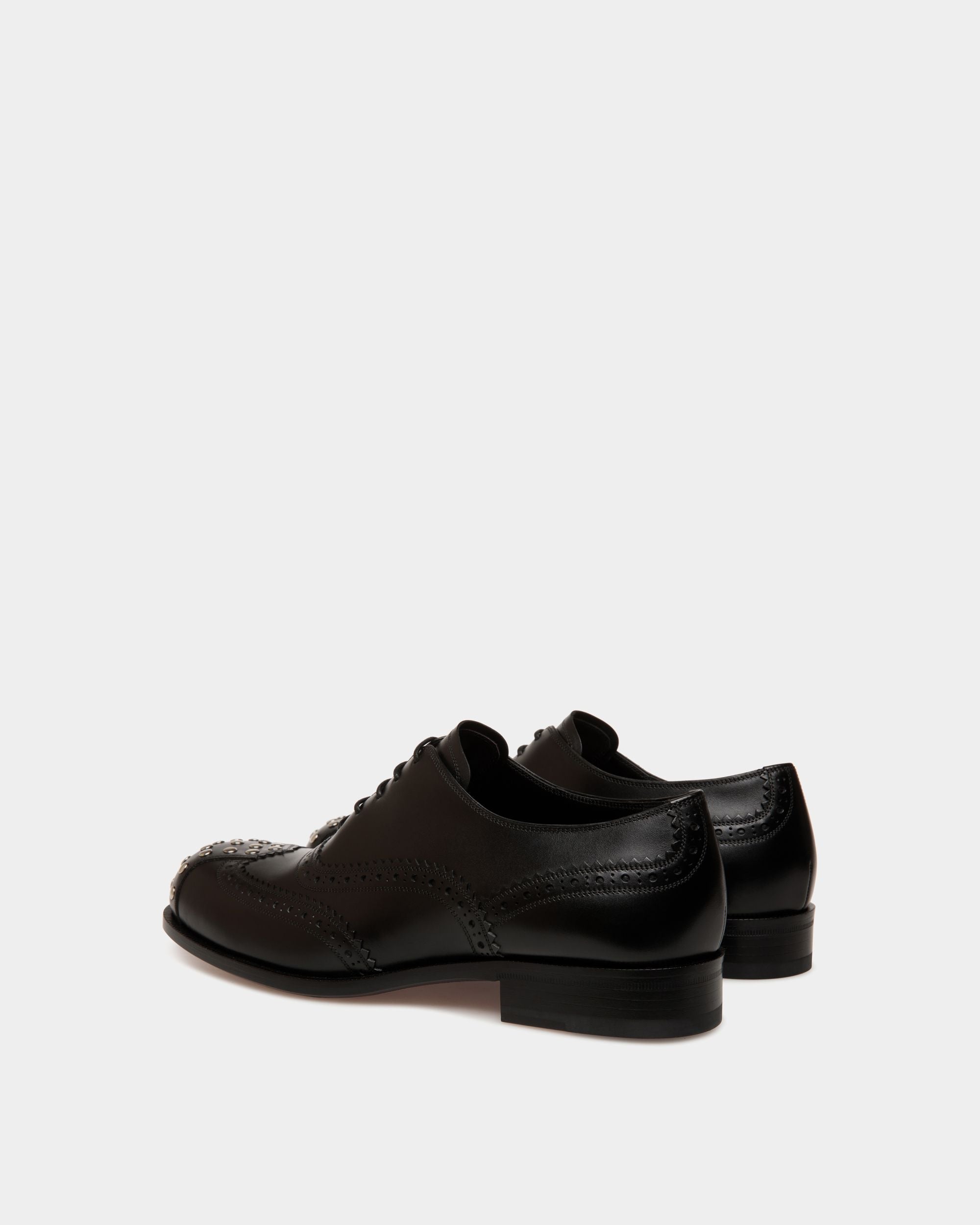 Bally Global - Zapato Oxford Spiegel De Piel Negra - Negro