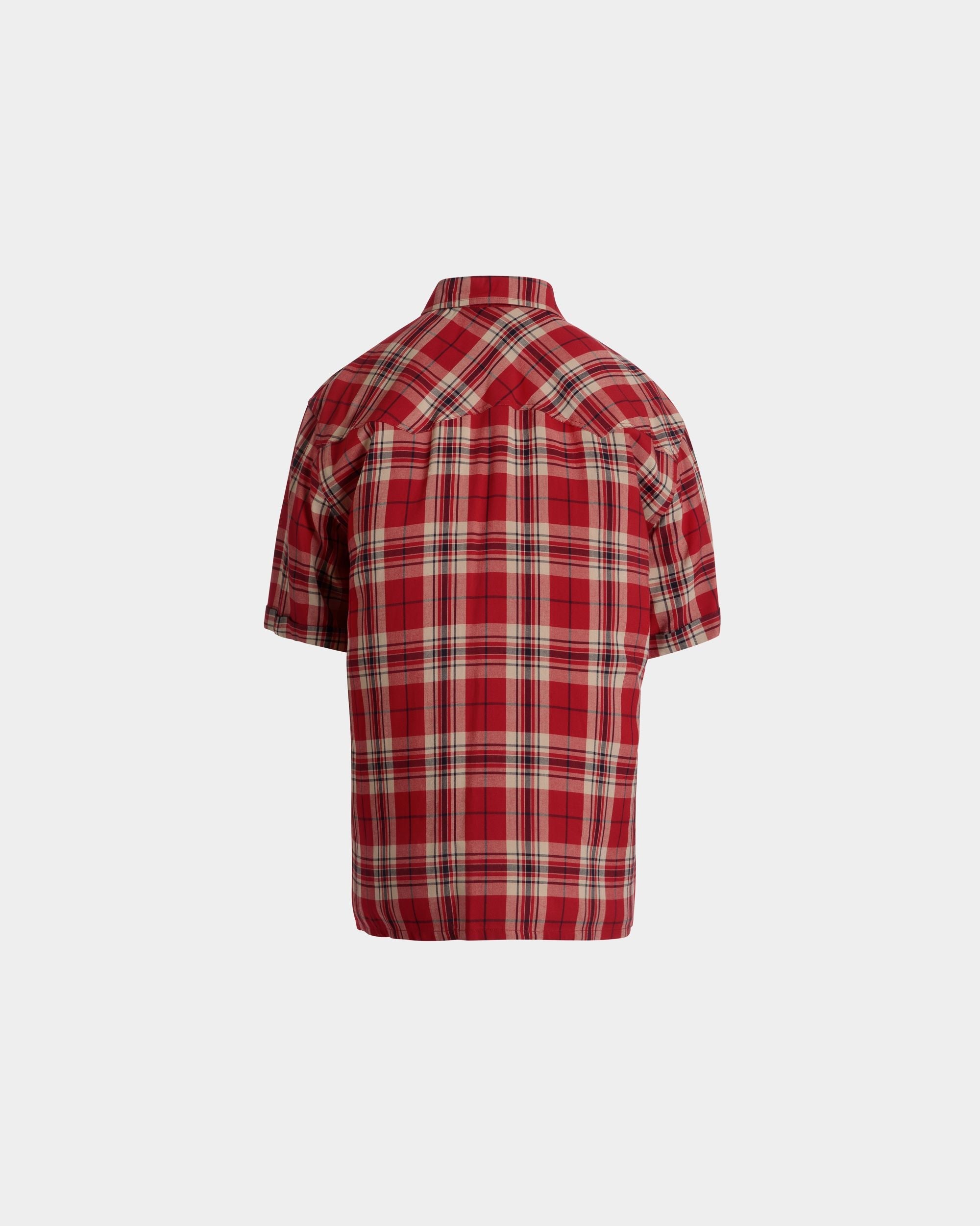 Bally Global - Plaid Shirt in Red Viscose - Red