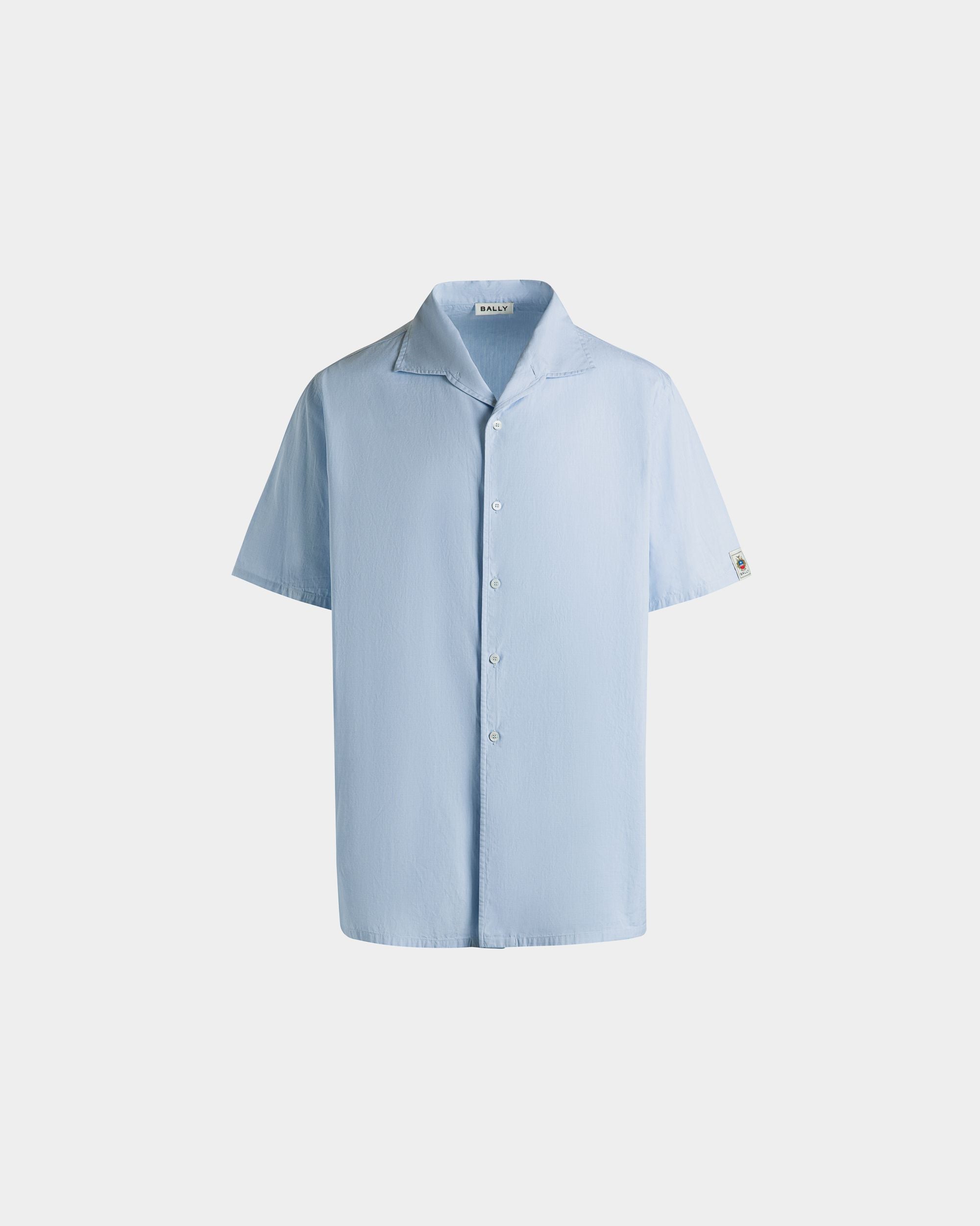 Bally Global - Shirt In Light Blue Cotton - Blue