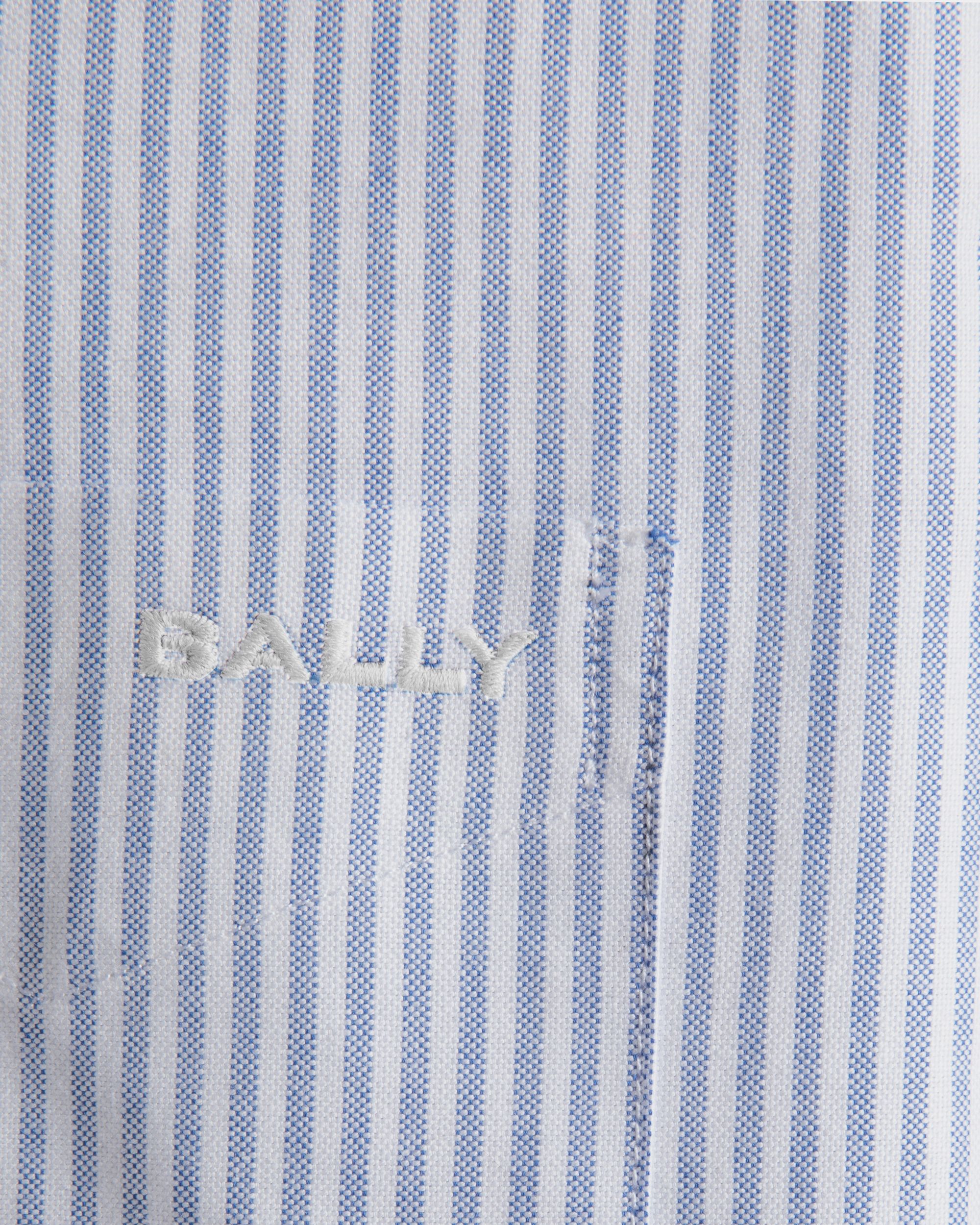 Bally Global - Chemise Regular À Manches Longues En Coton Light Blue - Bleu