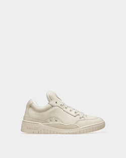 Kiro Leather Sneakers In Dusty White