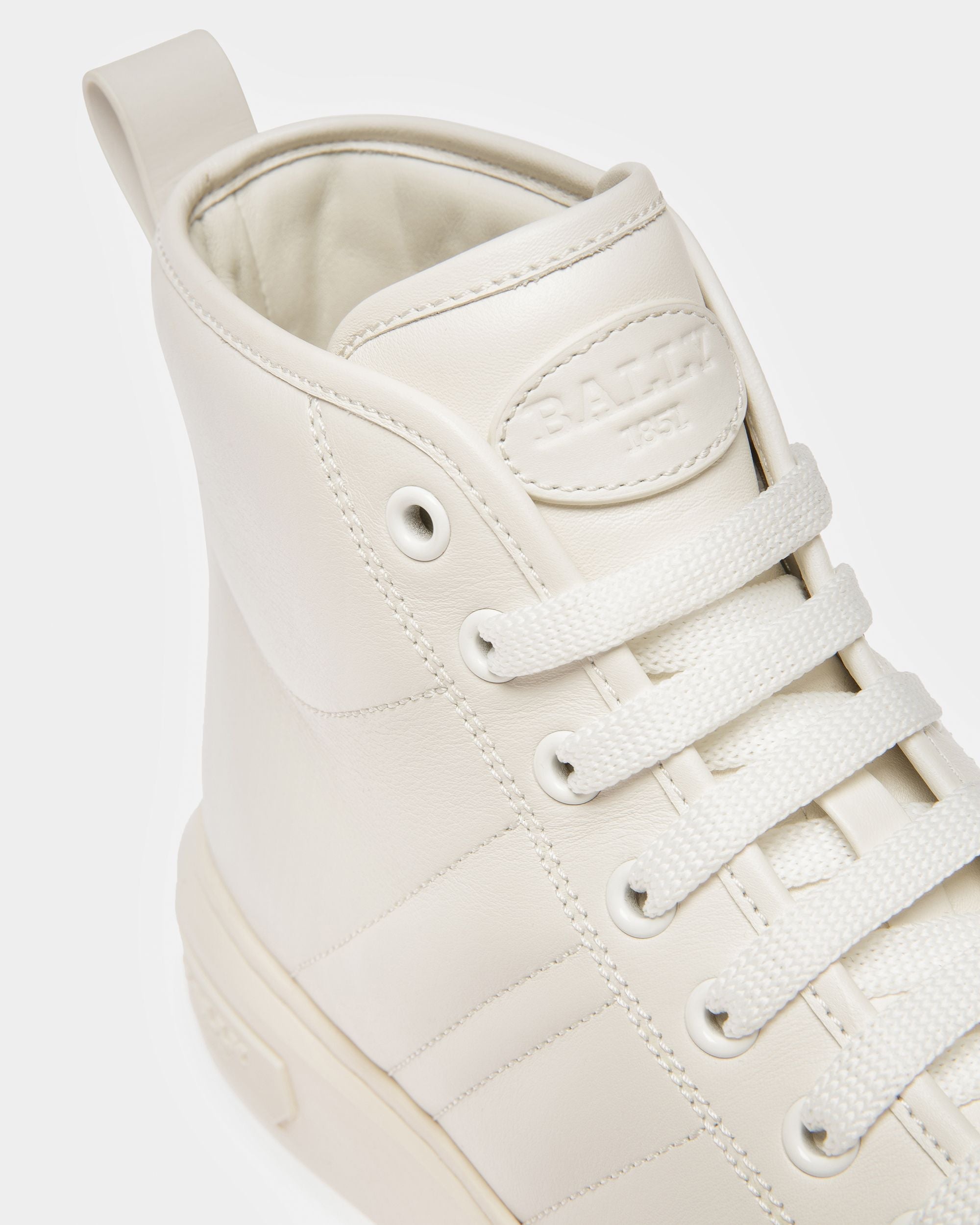 Bally Global - Maren Leather Sneakers In White - White