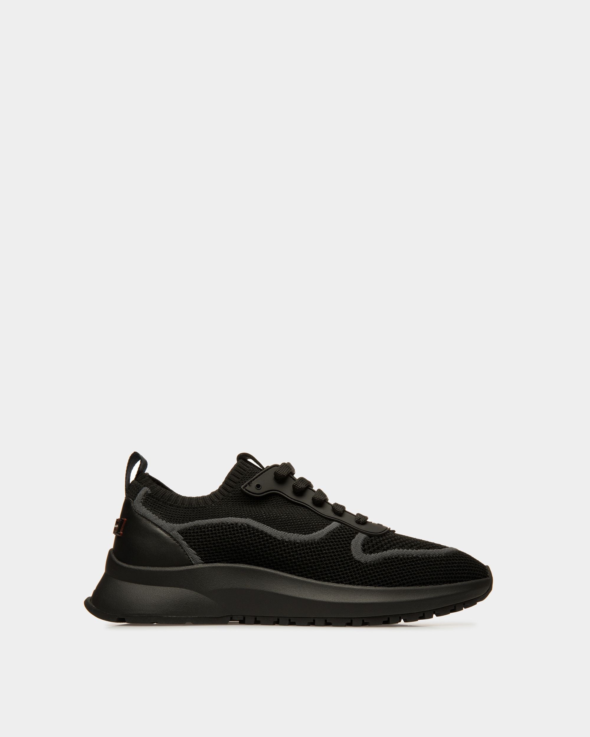 Bally Global - Davyn Mesh And Leather Sneakers In Black - Black