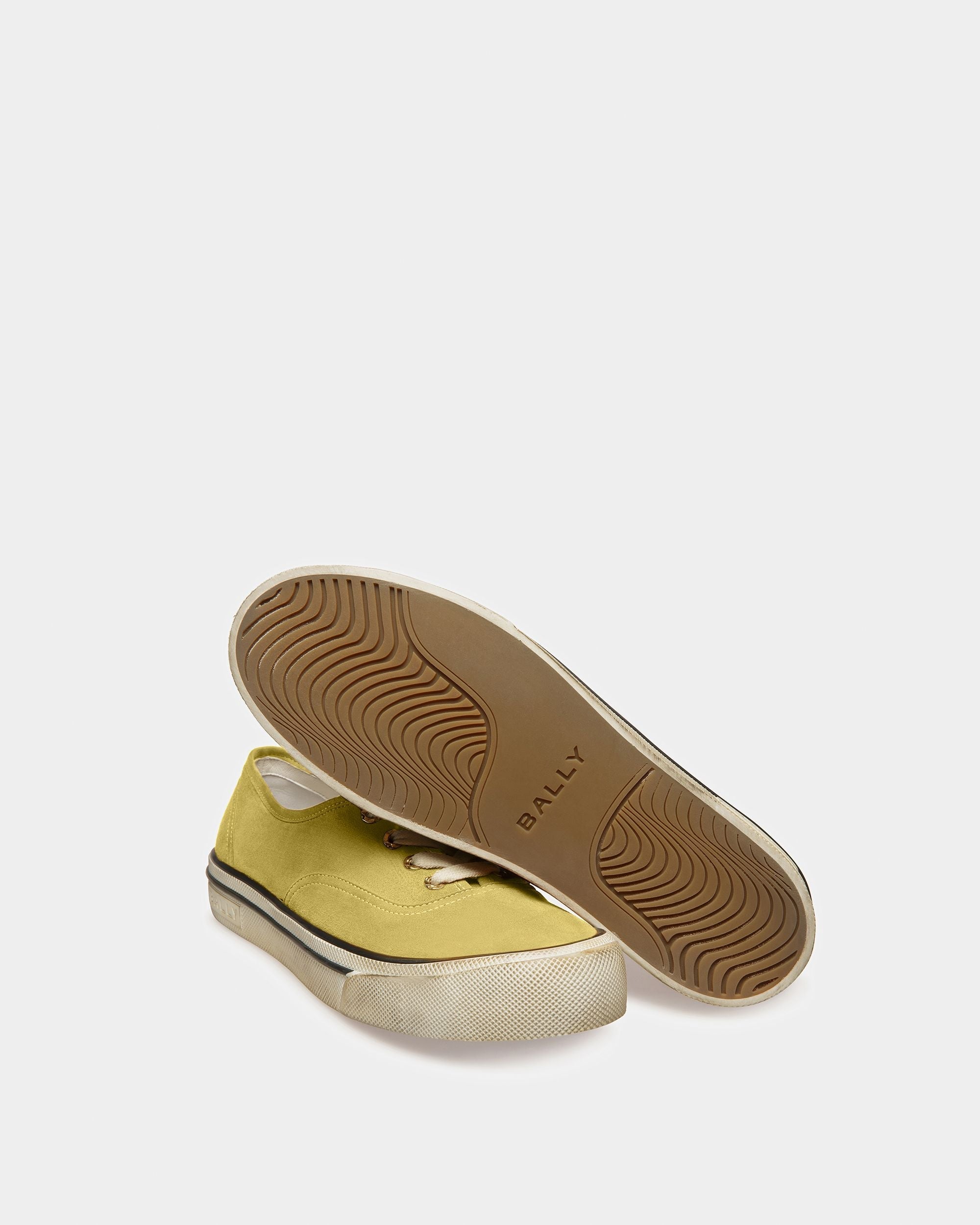 Bally Global - Zapatillas Santa Ana De Ante - Amarillo