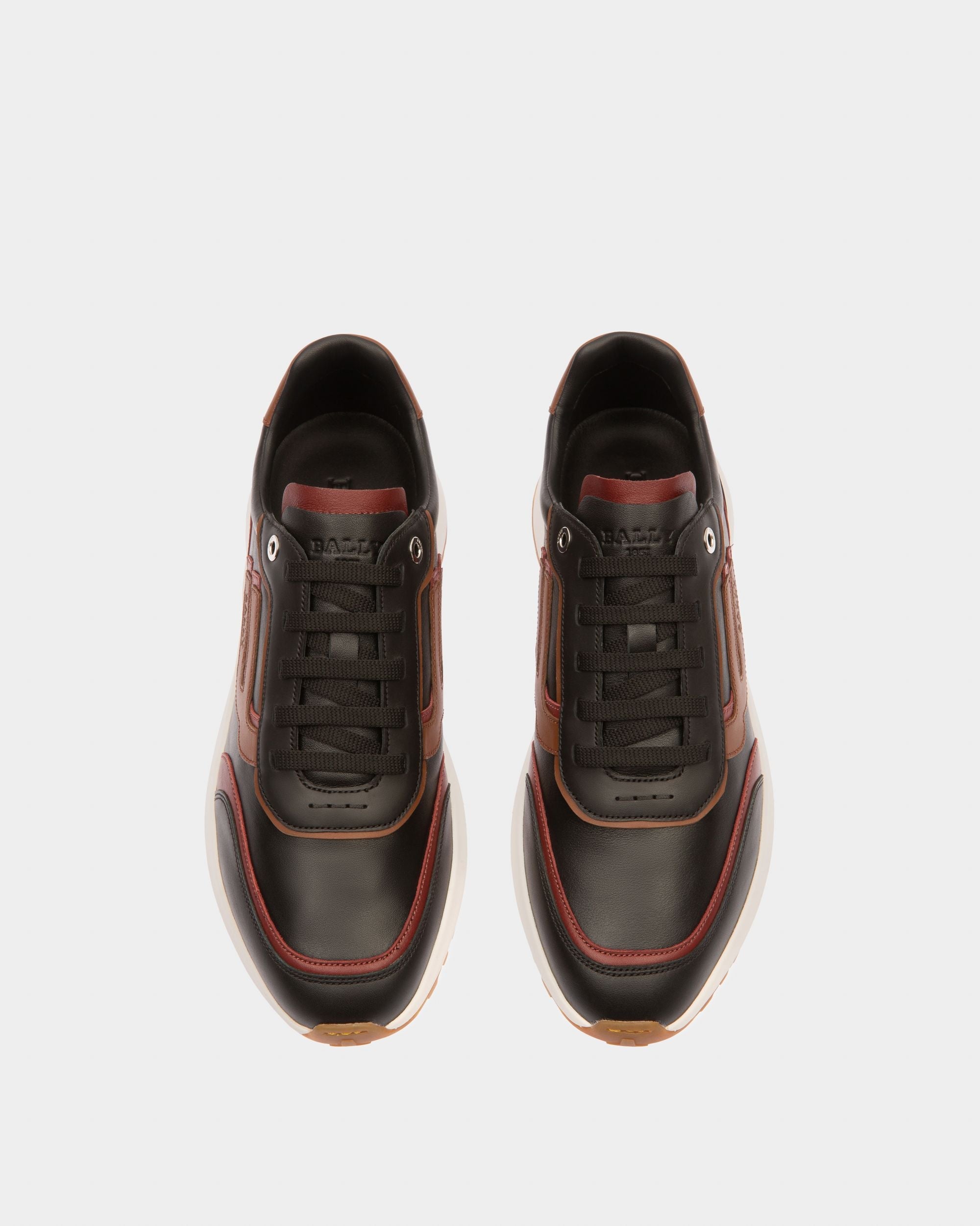 Bally Global - Outline Sneaker In Black Leather - Black