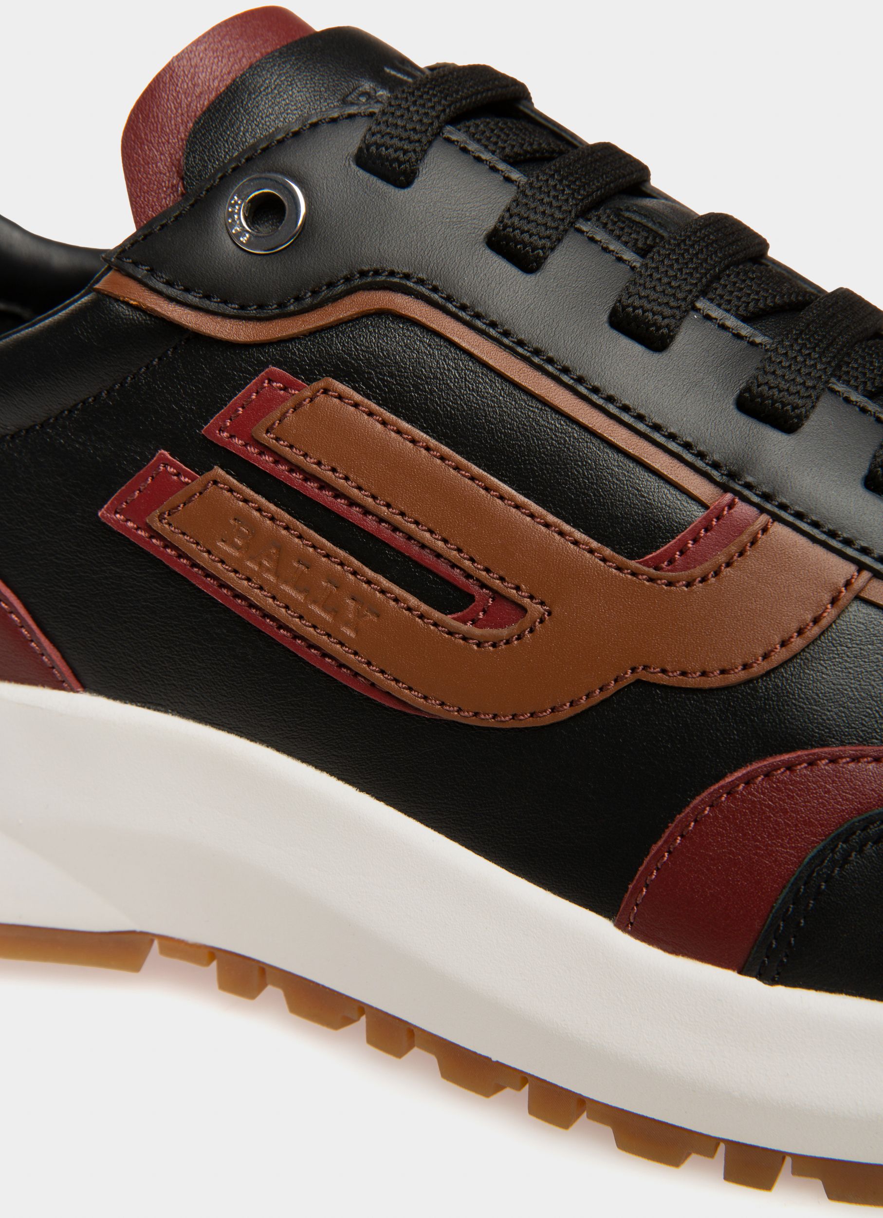 Bally Global - Outline Sneaker In Black Leather - Black