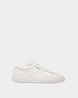 Player Sneakers In White Leather