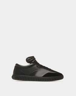Player Sneakers In Black Leather