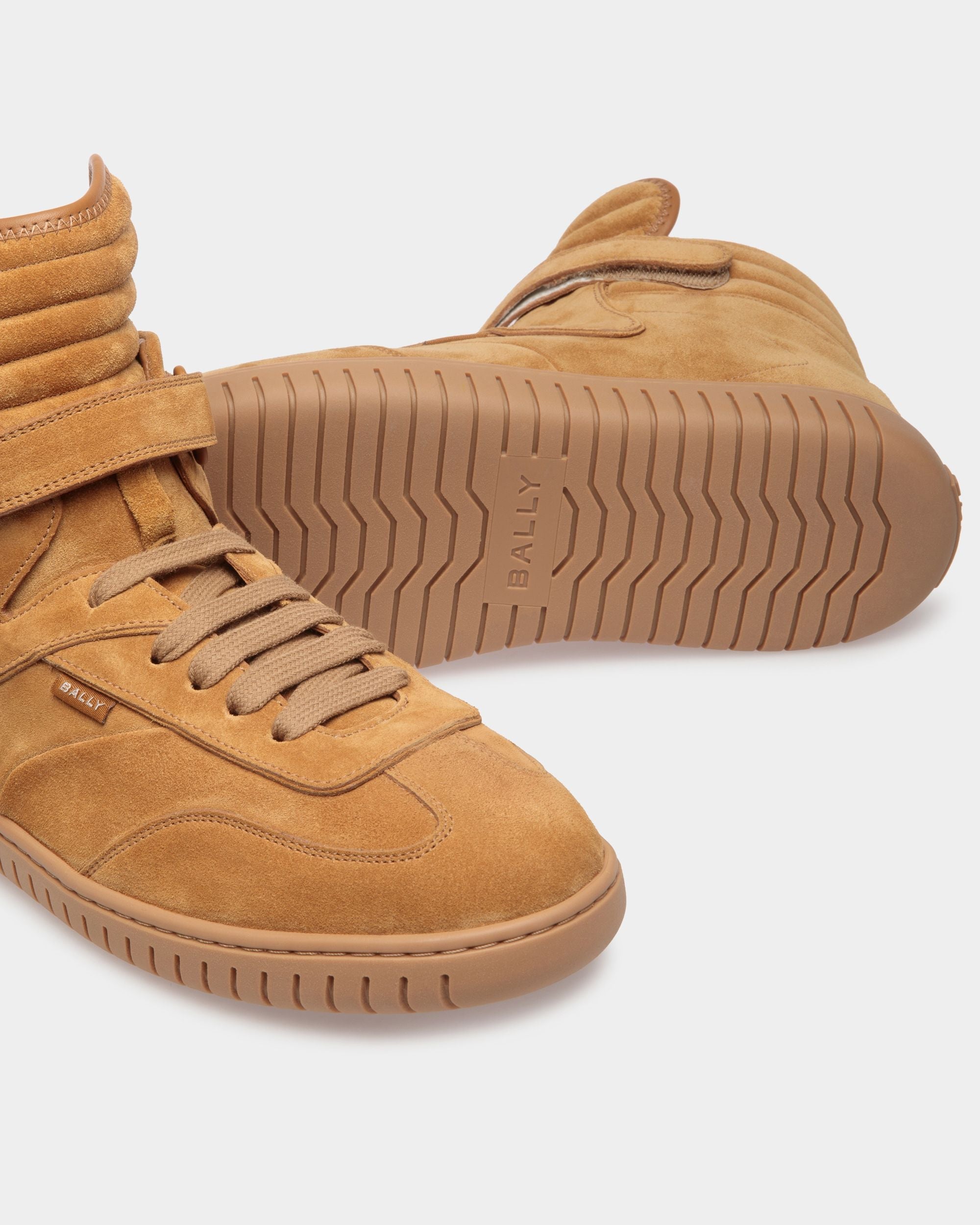 Bally Global - Player Sneakers In Desert And Amber Leather - Marrón
