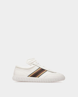 Player Sneakers In White Leather