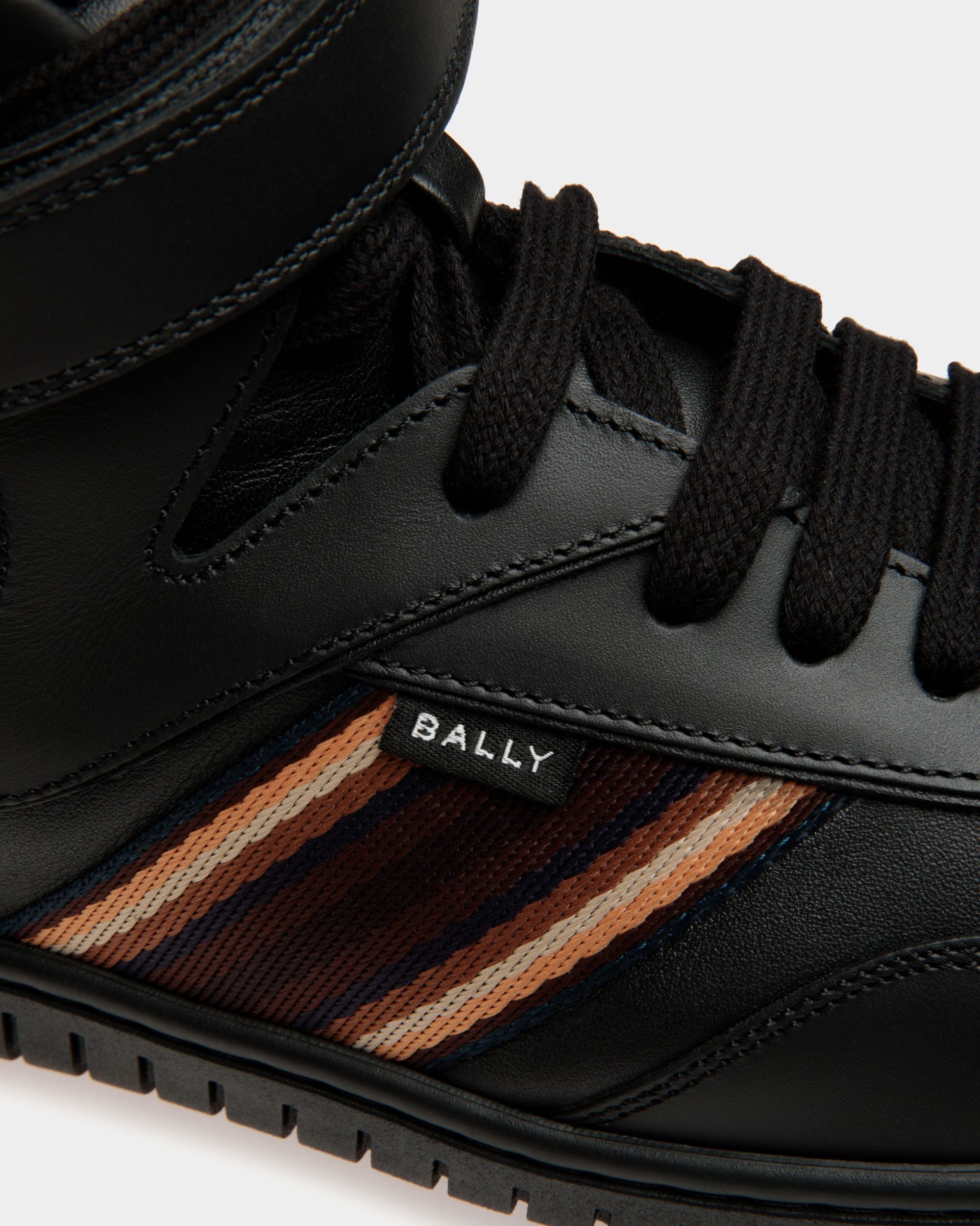Bally Global - Player Sneaker In Black Leather - Black