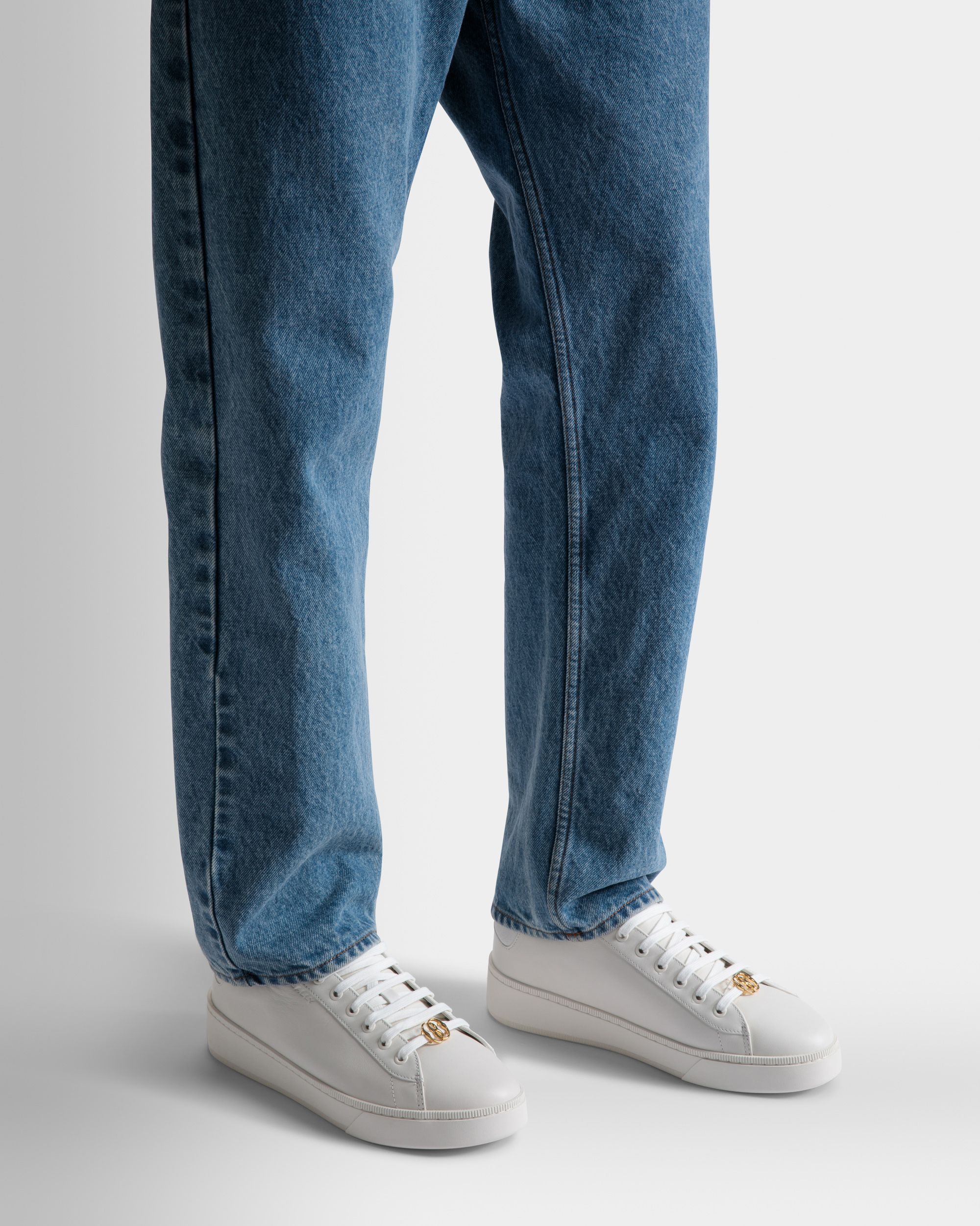 Bally Global - Sneakers Raise En cuir blanc - Blanc
