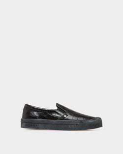Santa Ana Sneaker In Black Leather